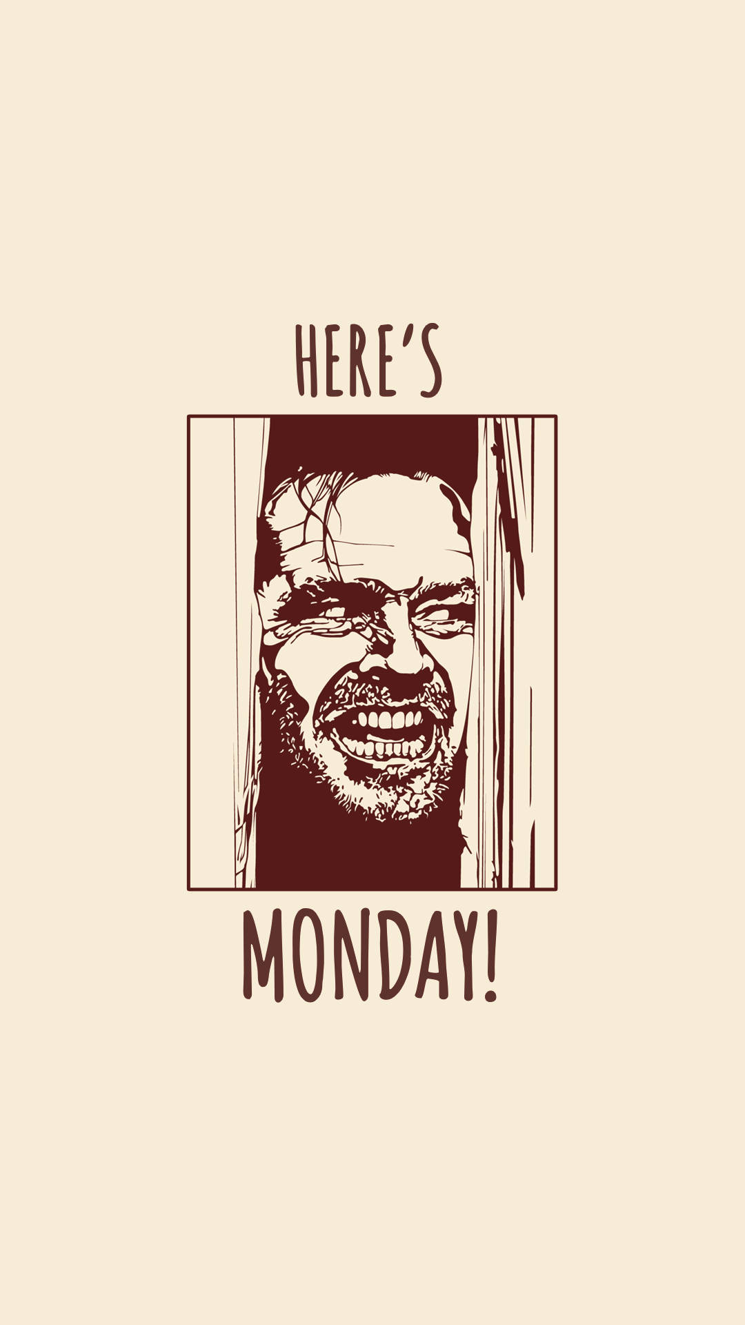 Here's Monday Aesthetic hài hước Hình nền