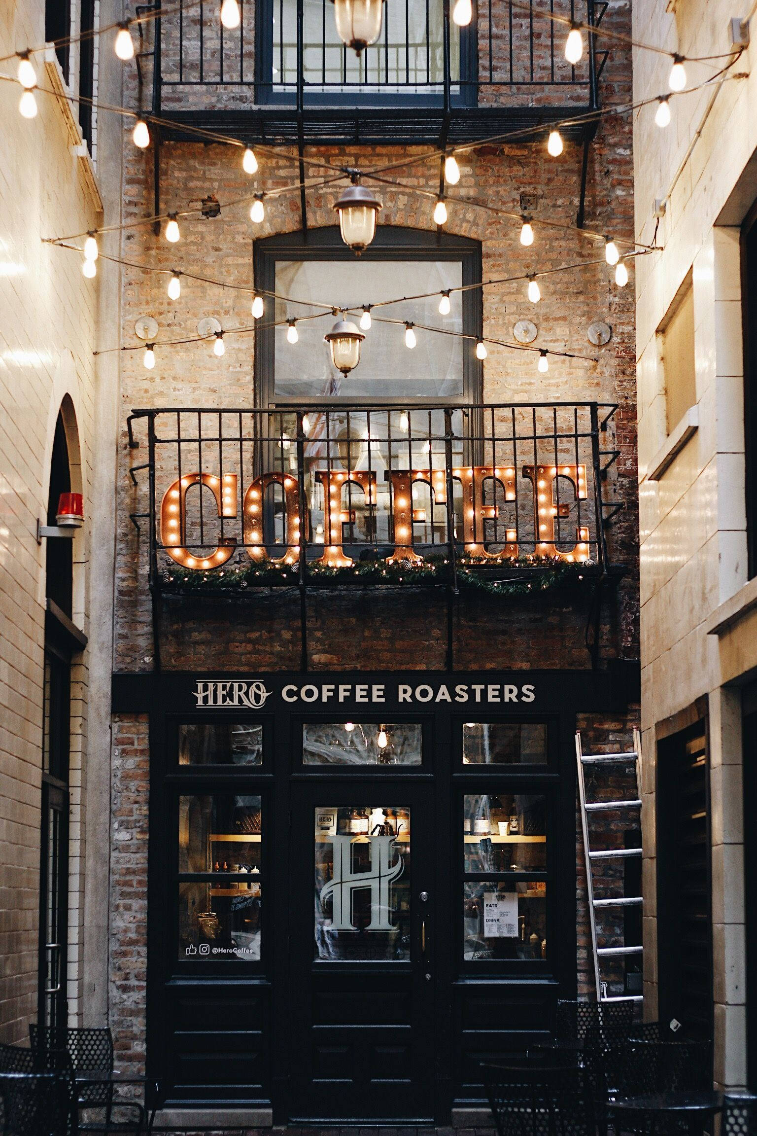 Hero Coffee Bar Cafe Chicago Hình nền