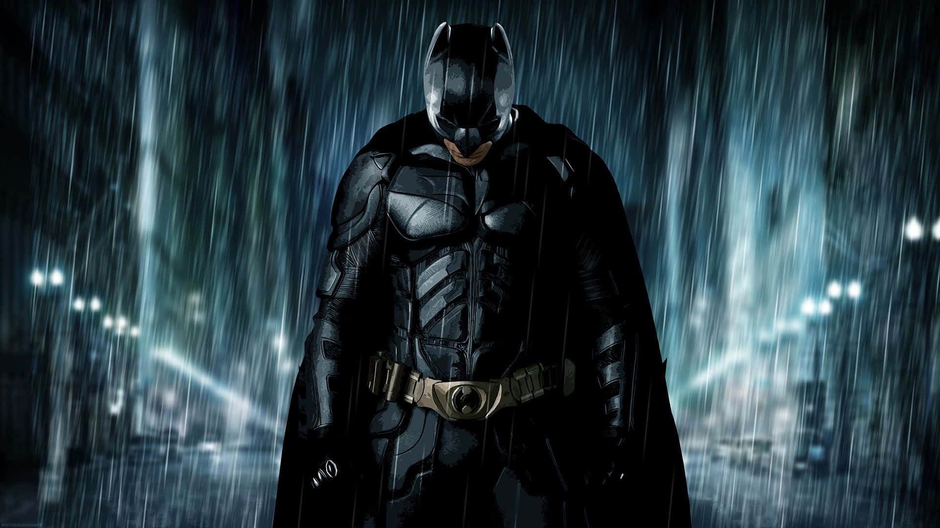 Hiệp sĩ bóng đêm trên thành phố Gotham Hình nền