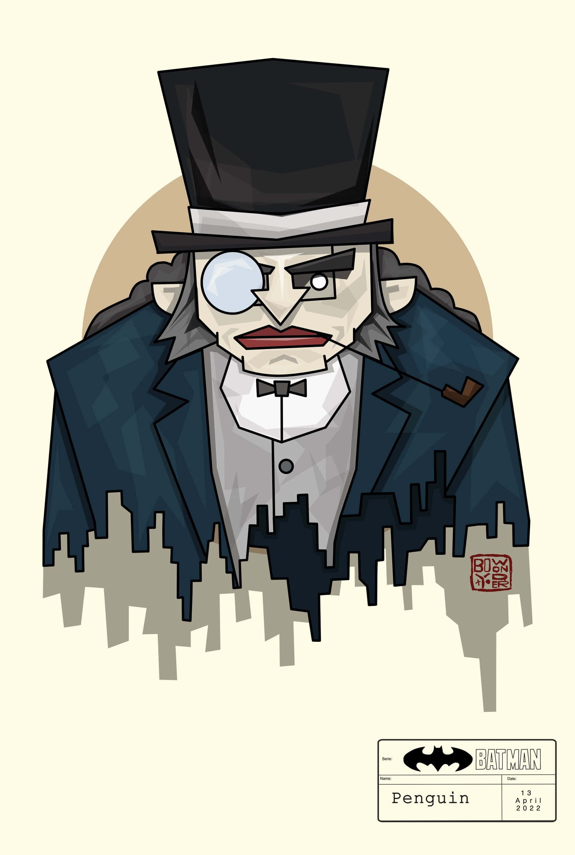 Hiệp sĩ bóng đêm đối mặt với The Penguin Hình nền