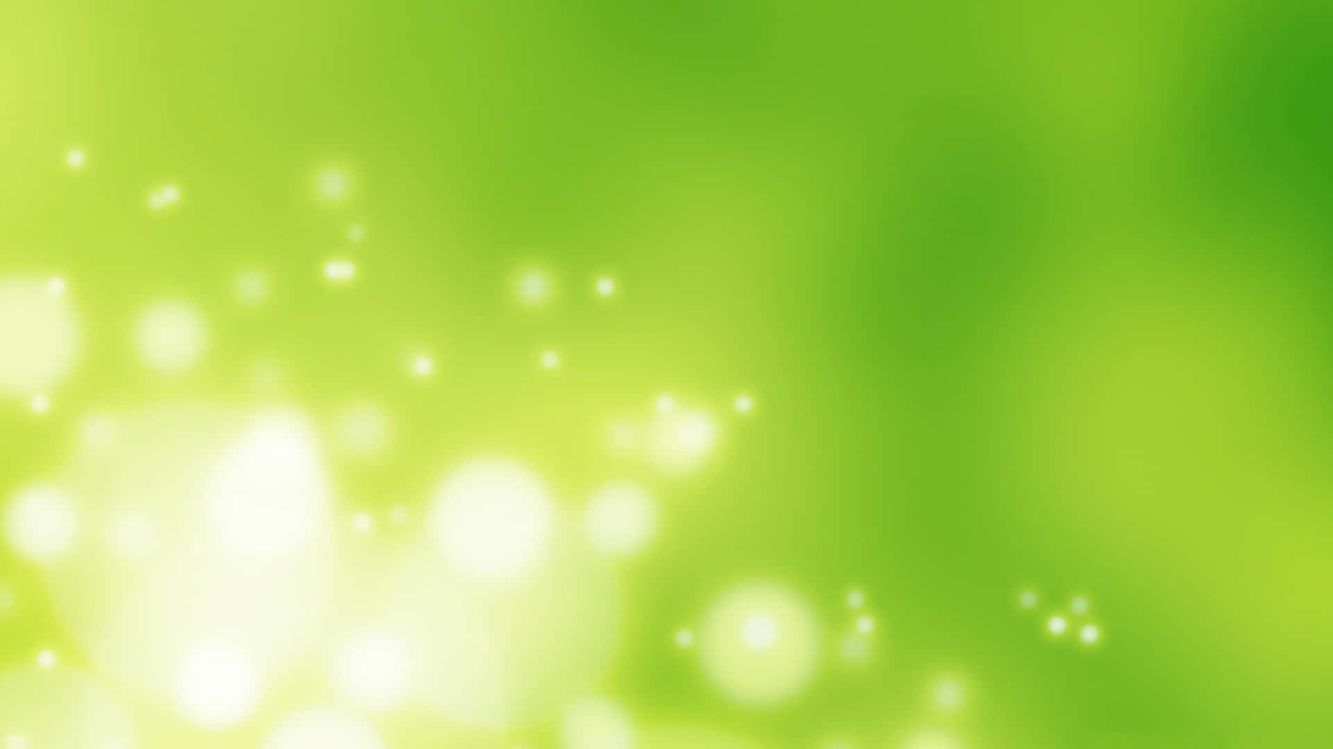 Hiệu ứng Bokeh trên nền xanh lá nhạt chuyển sắc Hình nền