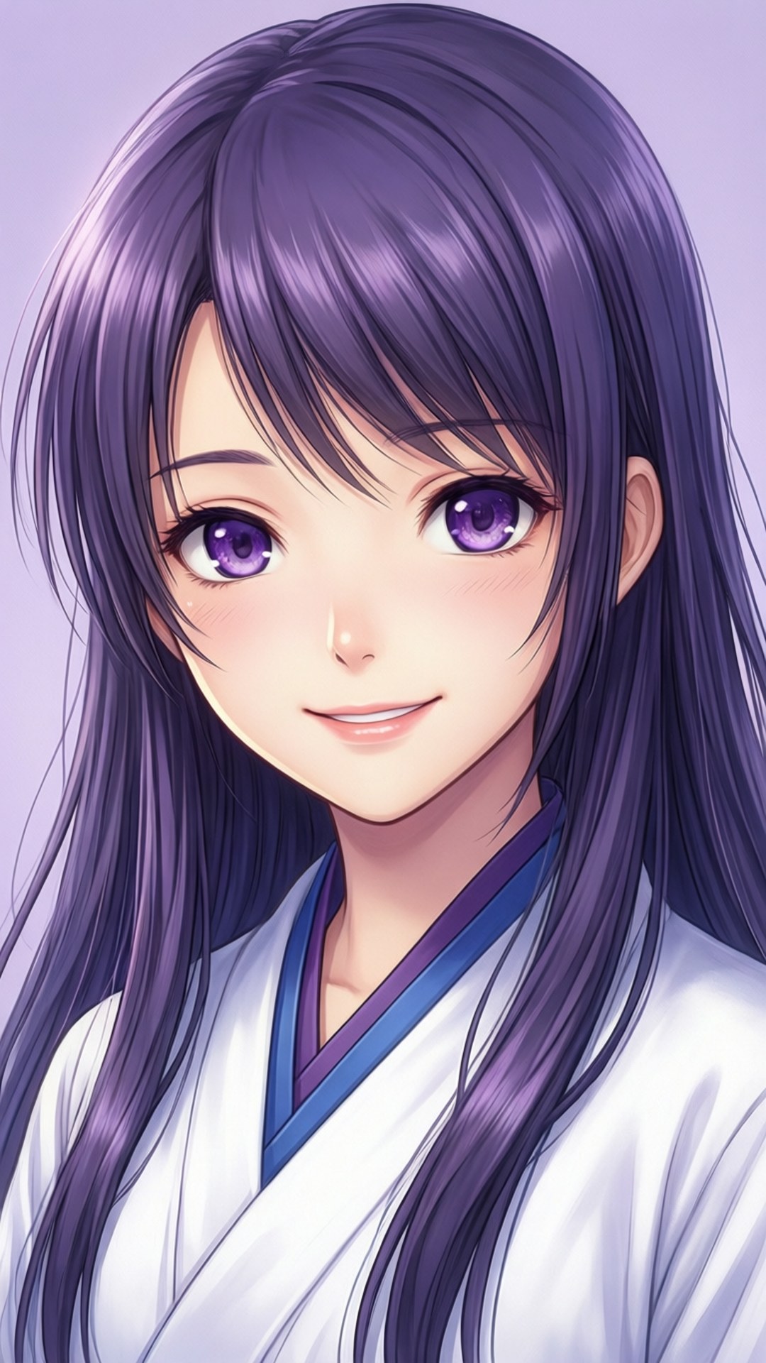 Hinata mỉm cười dịu dàng Hình nền