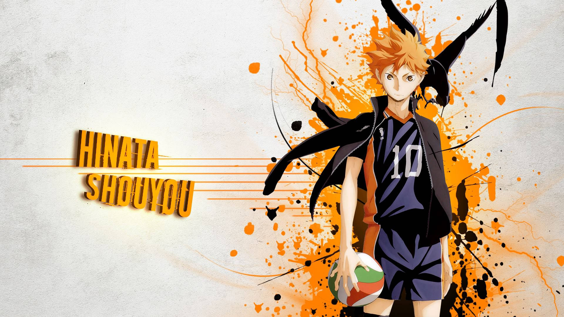 Hinata Shouyou Haikyuu Cam Xanh Dịu Hình nền