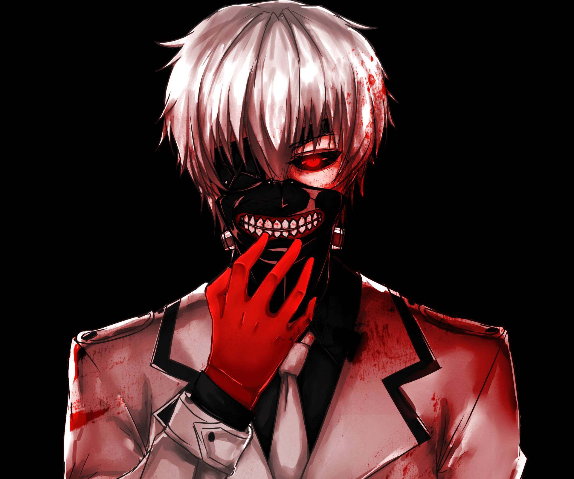 Hình đại diện anime ngầu Ken Kaneki đẫm máu nghệ thuật đồ họa Hình nền