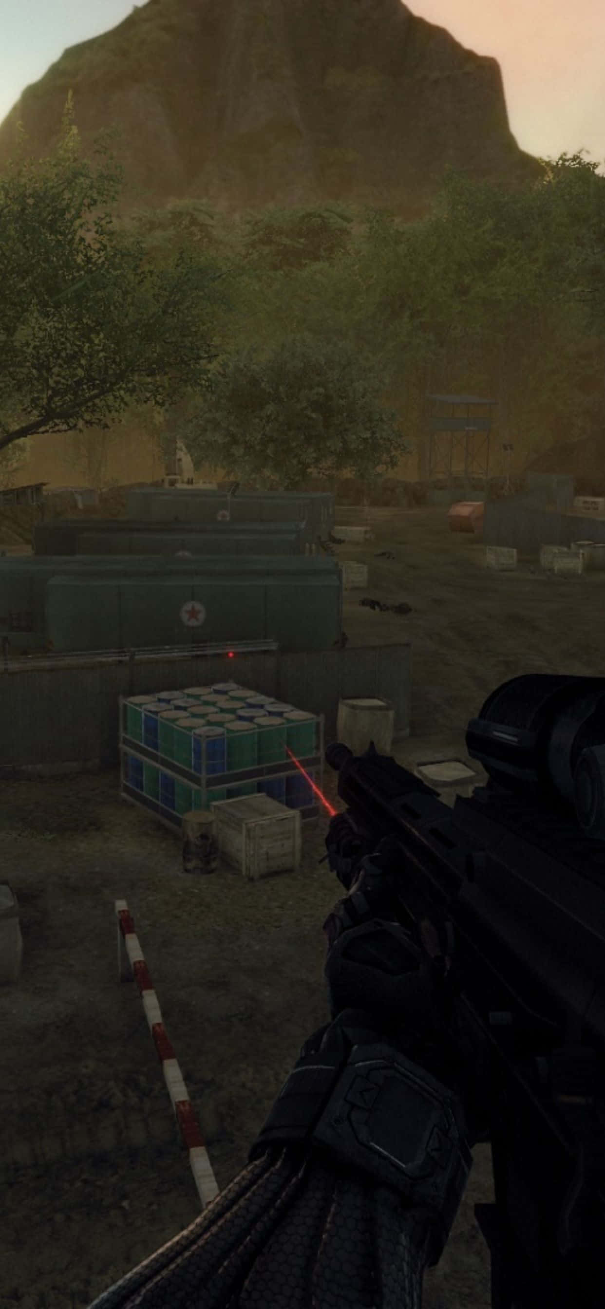 Hình ảnh ấn tượng từ game Crysis Warhead trên iPhone Xs Max Hình nền