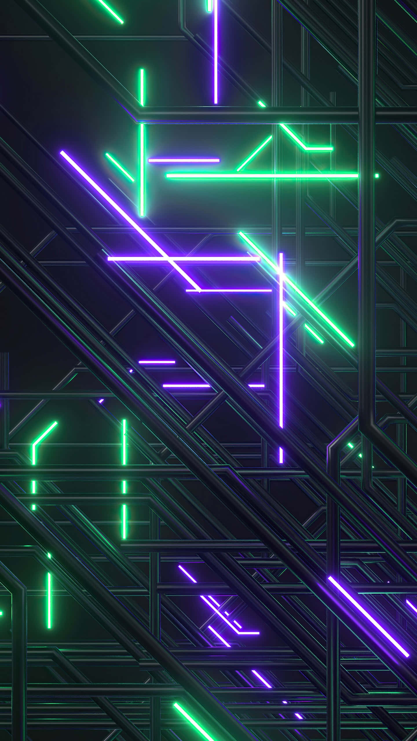 Hình ảnh "Ánh sáng Neon Tím Phát Sáng Về Đêm" Hình nền