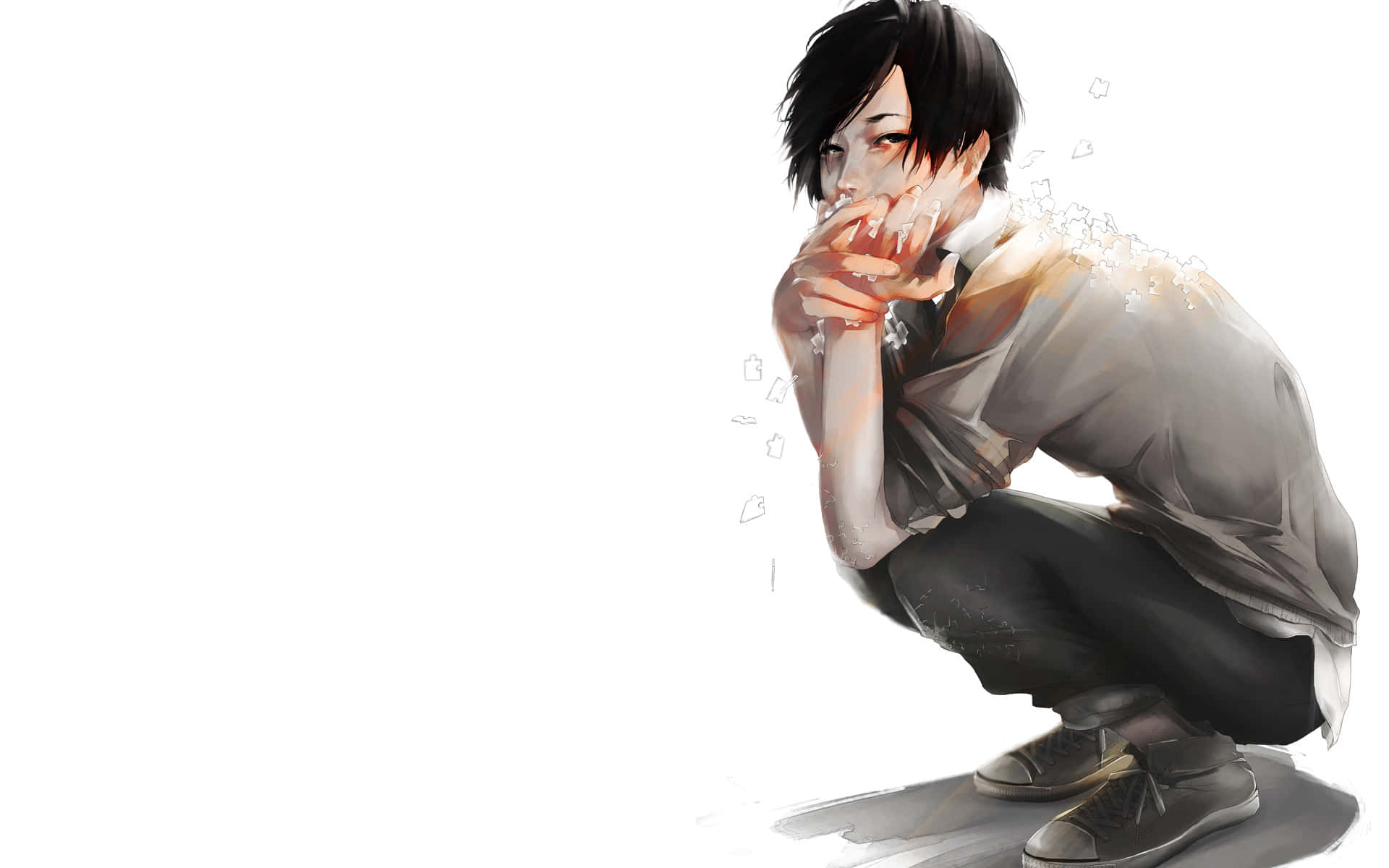 Hình ảnh Anime buồn Hình nền