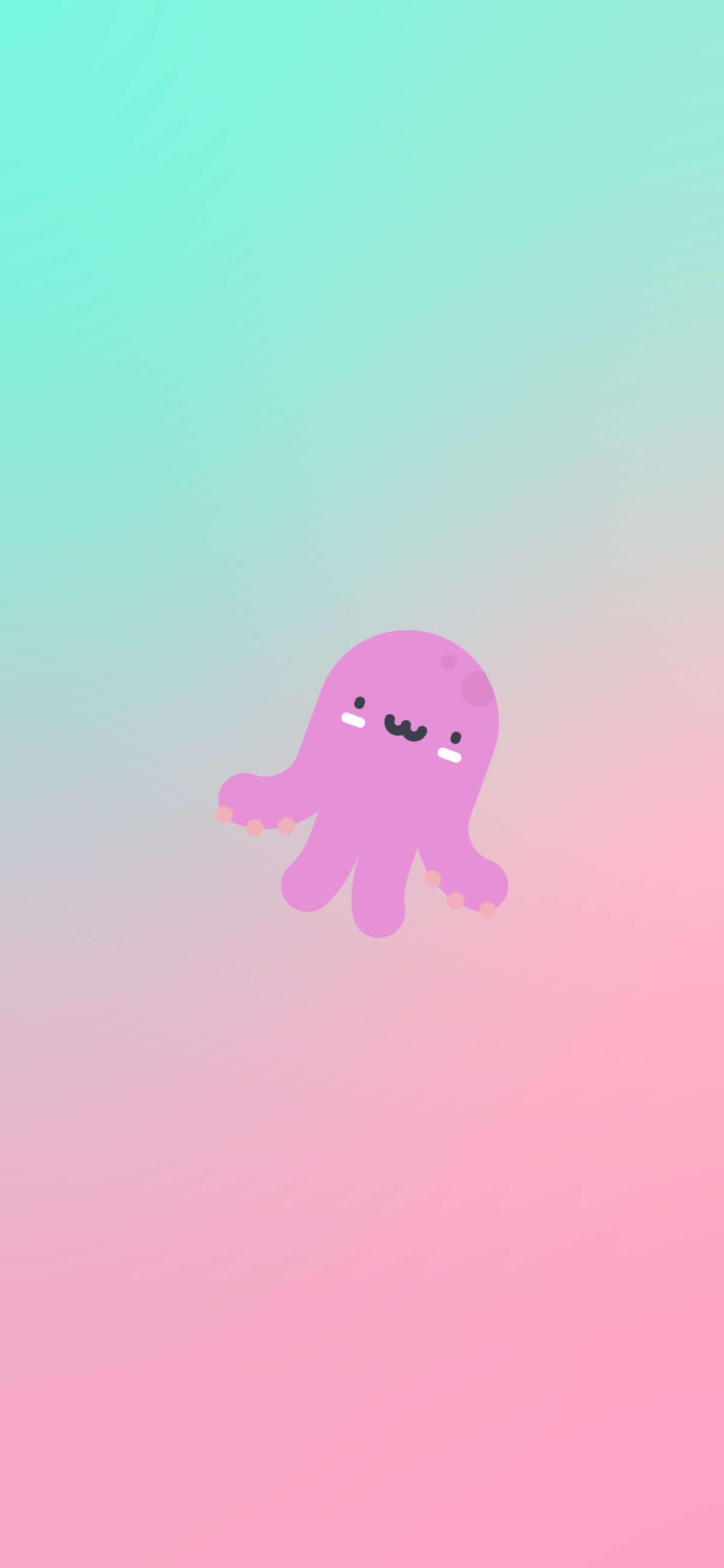 Hình ảnh bạch tuộc dễ thương Kawaii Hình nền