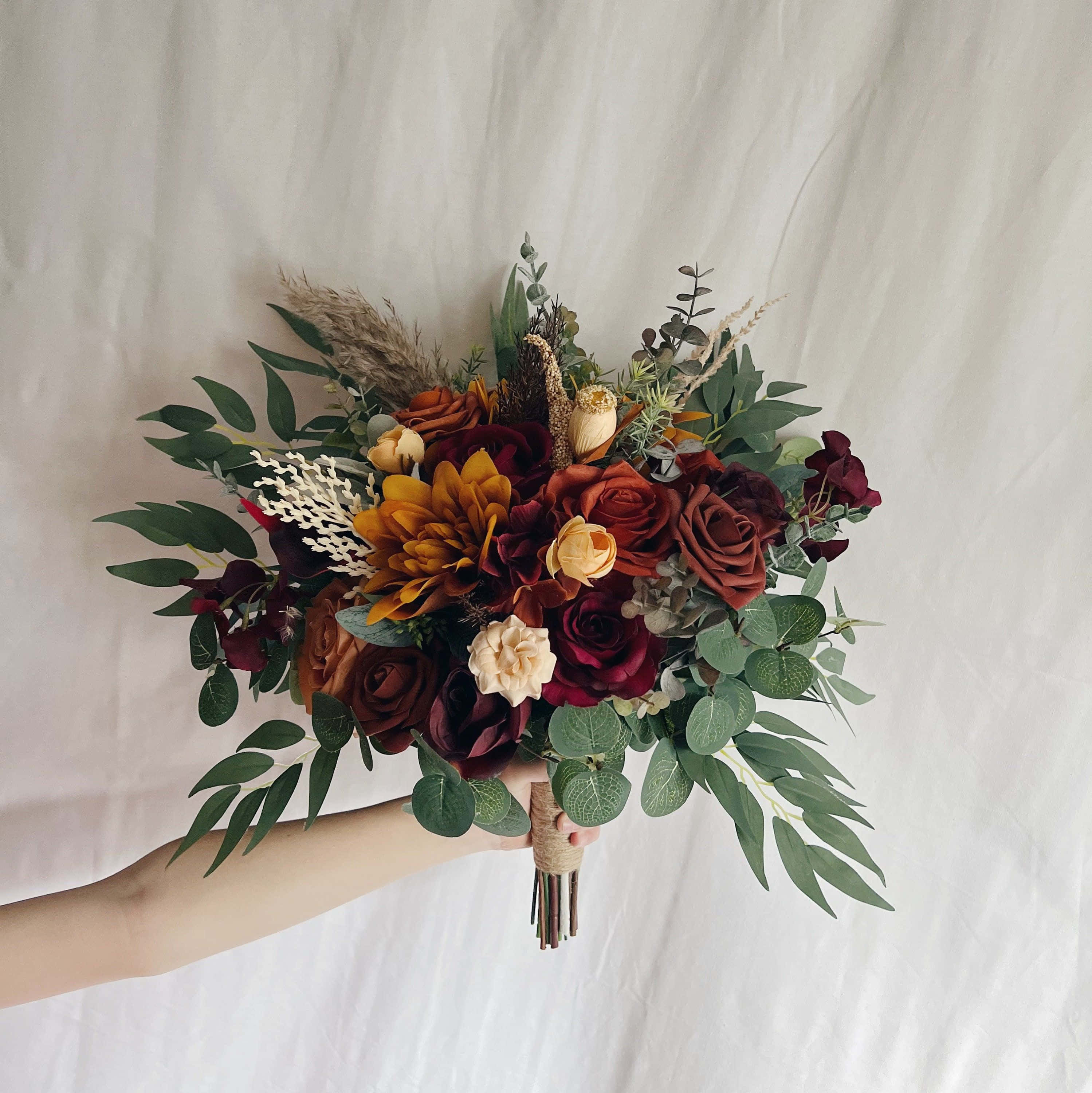 Hình ảnh bó hoa đang nở Hình nền