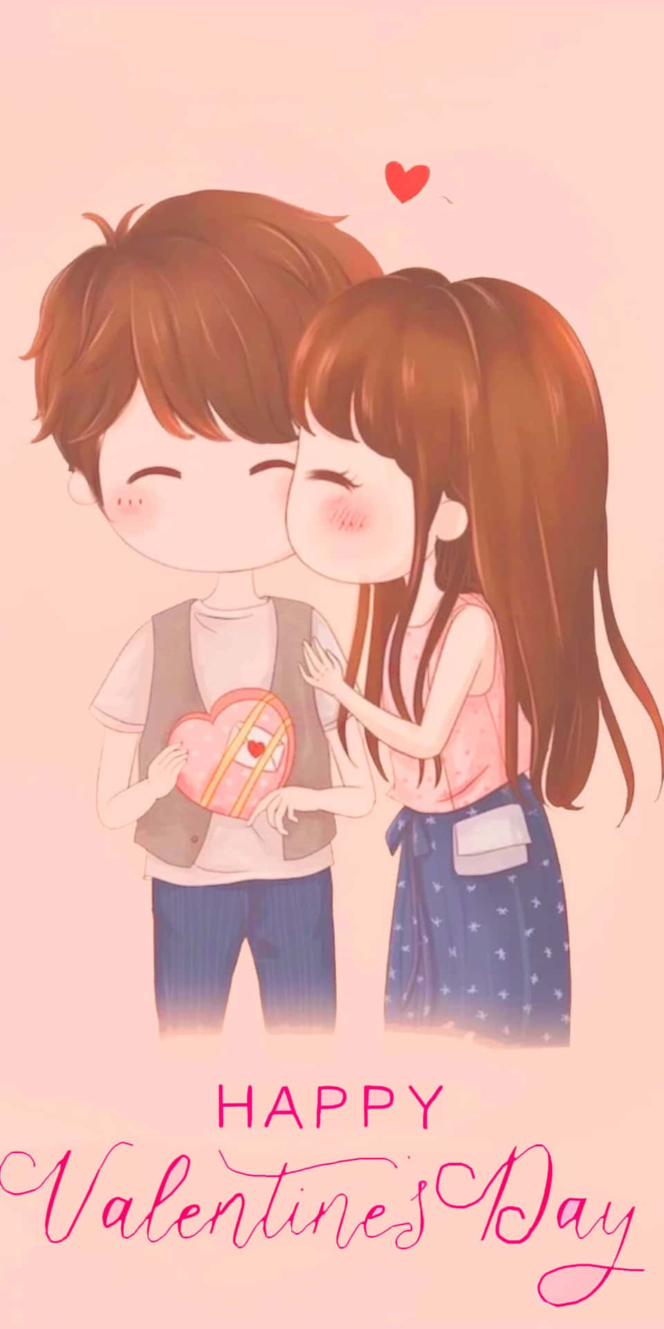 Hình ảnh cặp đôi dễ thương ngày Valentine Hình nền