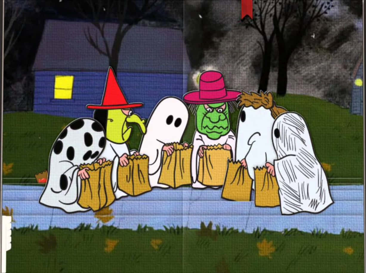Hình ảnh Charlie Brown Halloween Hình nền