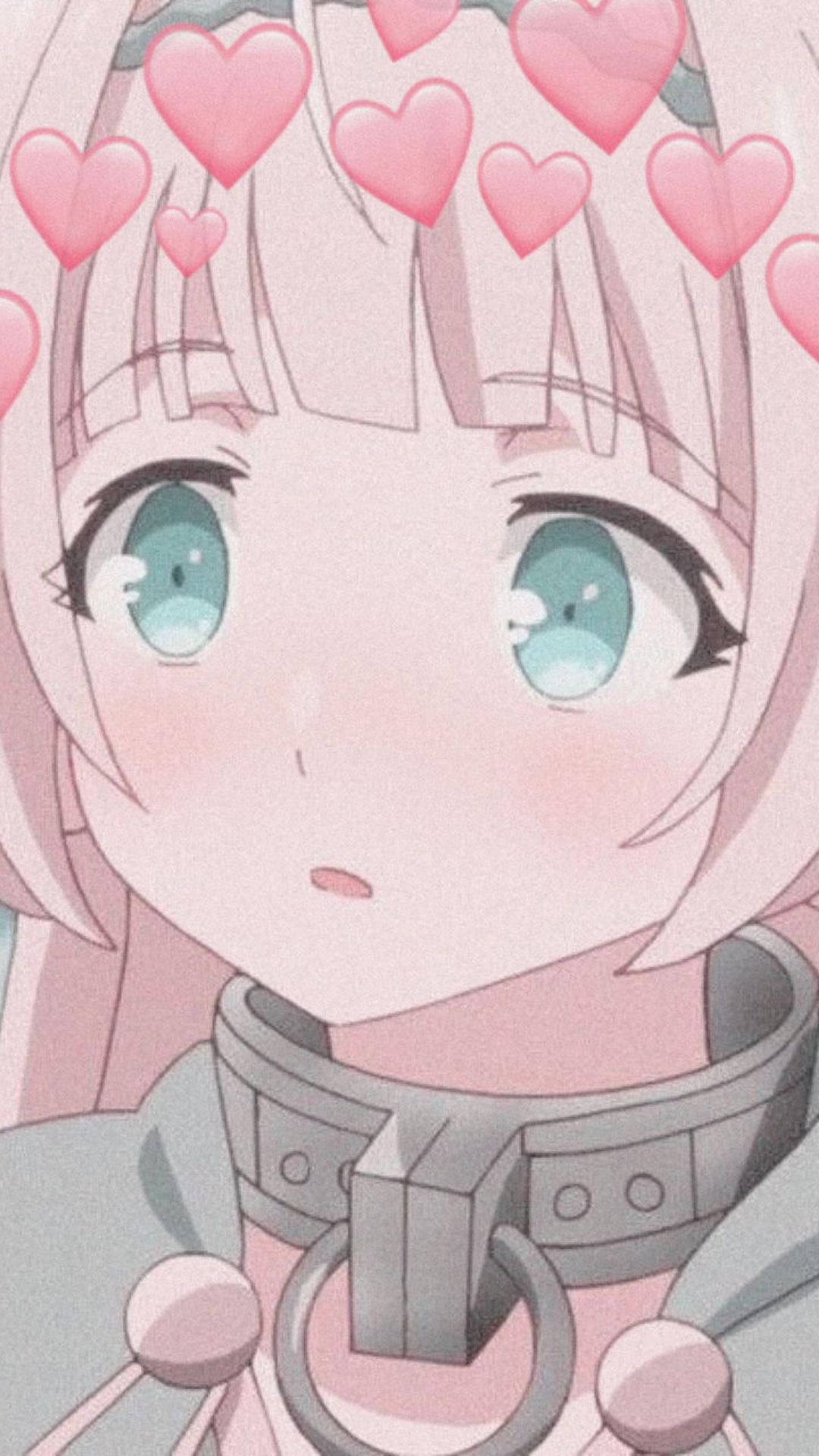 Hình ảnh đại diện anime dễ thương quyến rũ với cô gái bị xích Hình nền