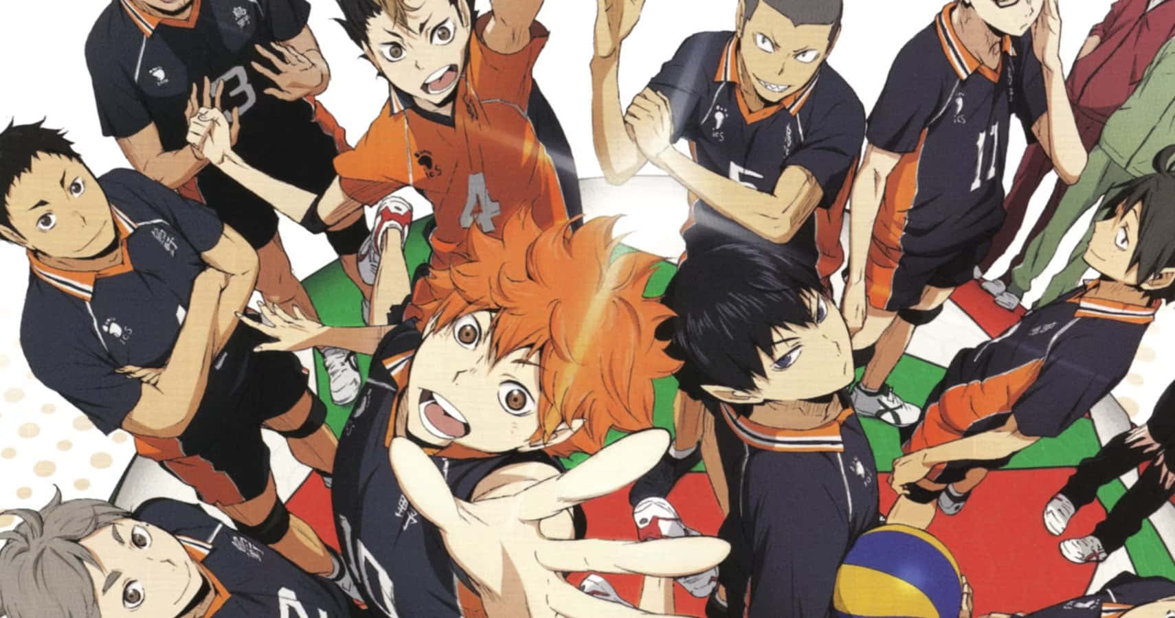 Hình ảnh đội bóng chuyền Haikyuu Shoyo Hinata Hình nền