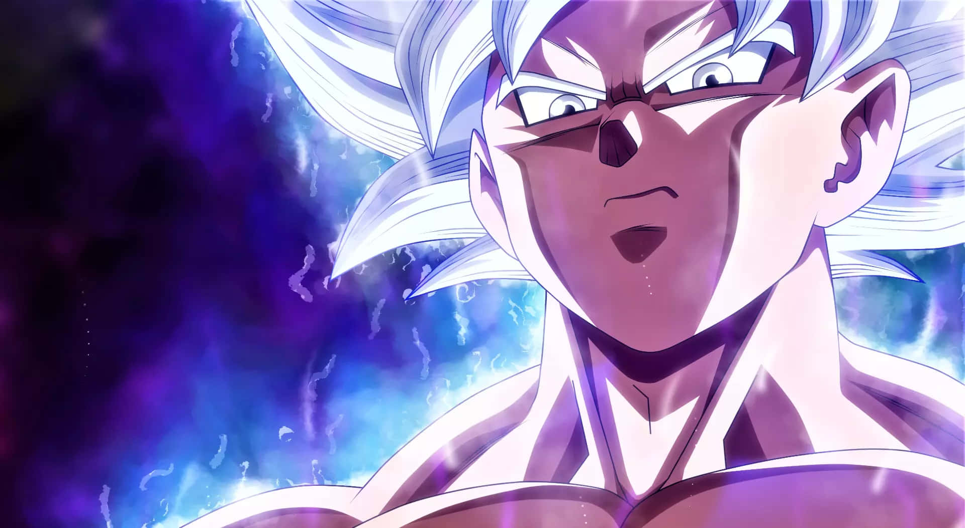 Hình Ảnh Goku Tóc Trắng Dragon Ball Super Hình nền