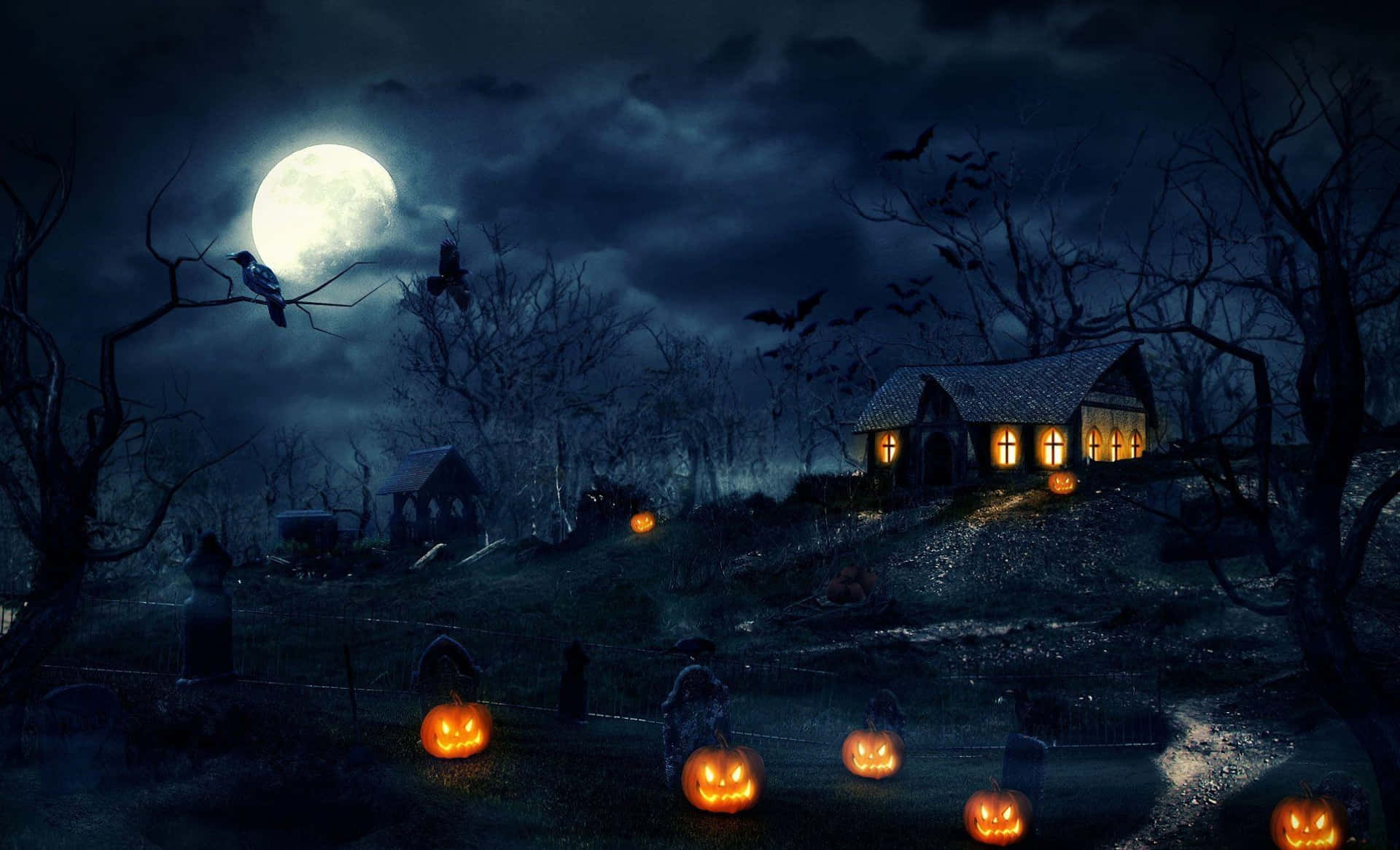 Hình ảnh Halloween rùng rợn Hình nền