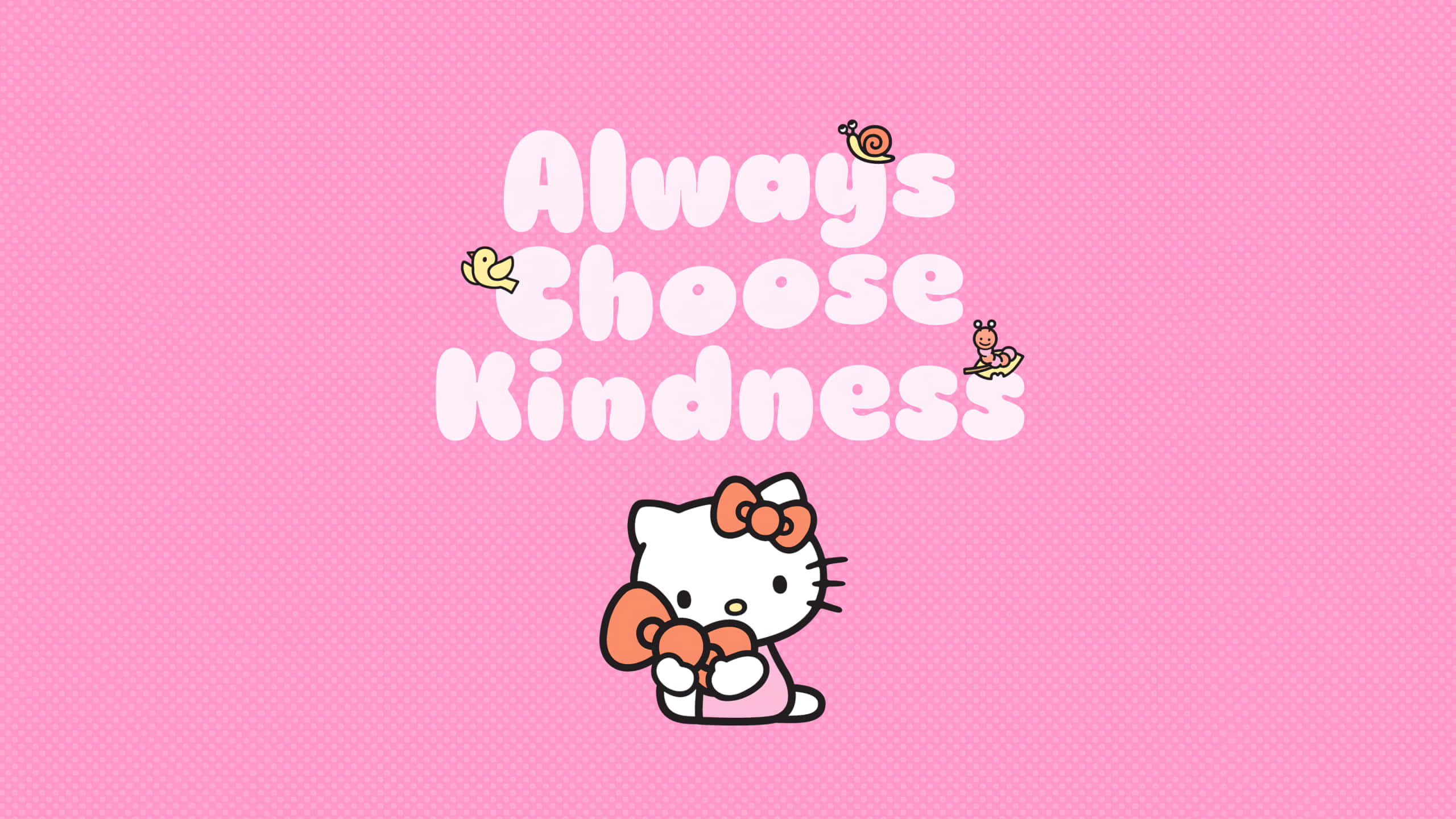 Hình ảnh Hello Kitty về lòng tốt Hình nền