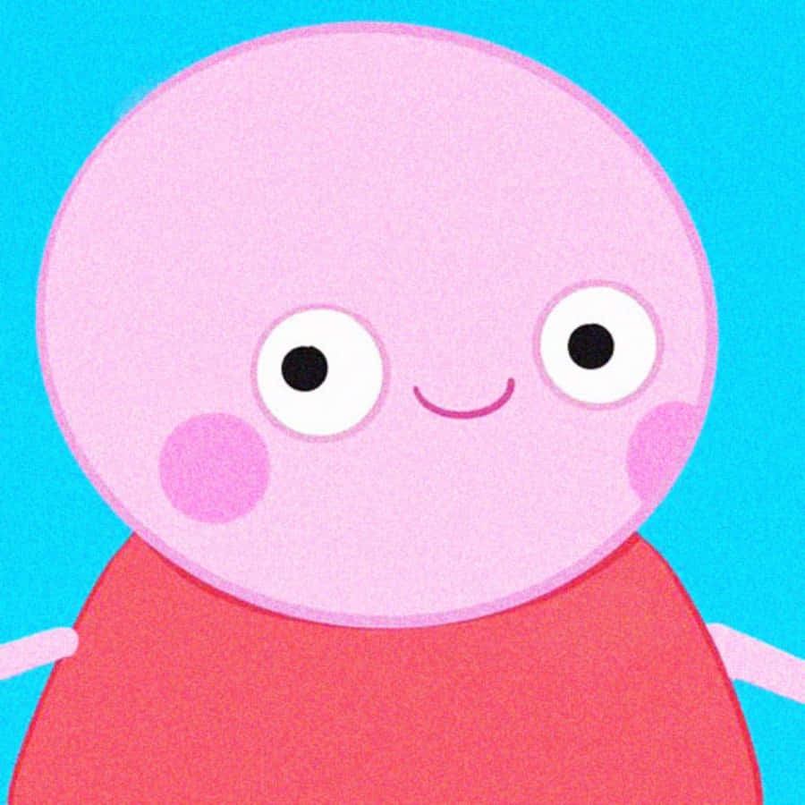 Hình ảnh Heo Peppa dễ thương không tai hài hước Hình nền