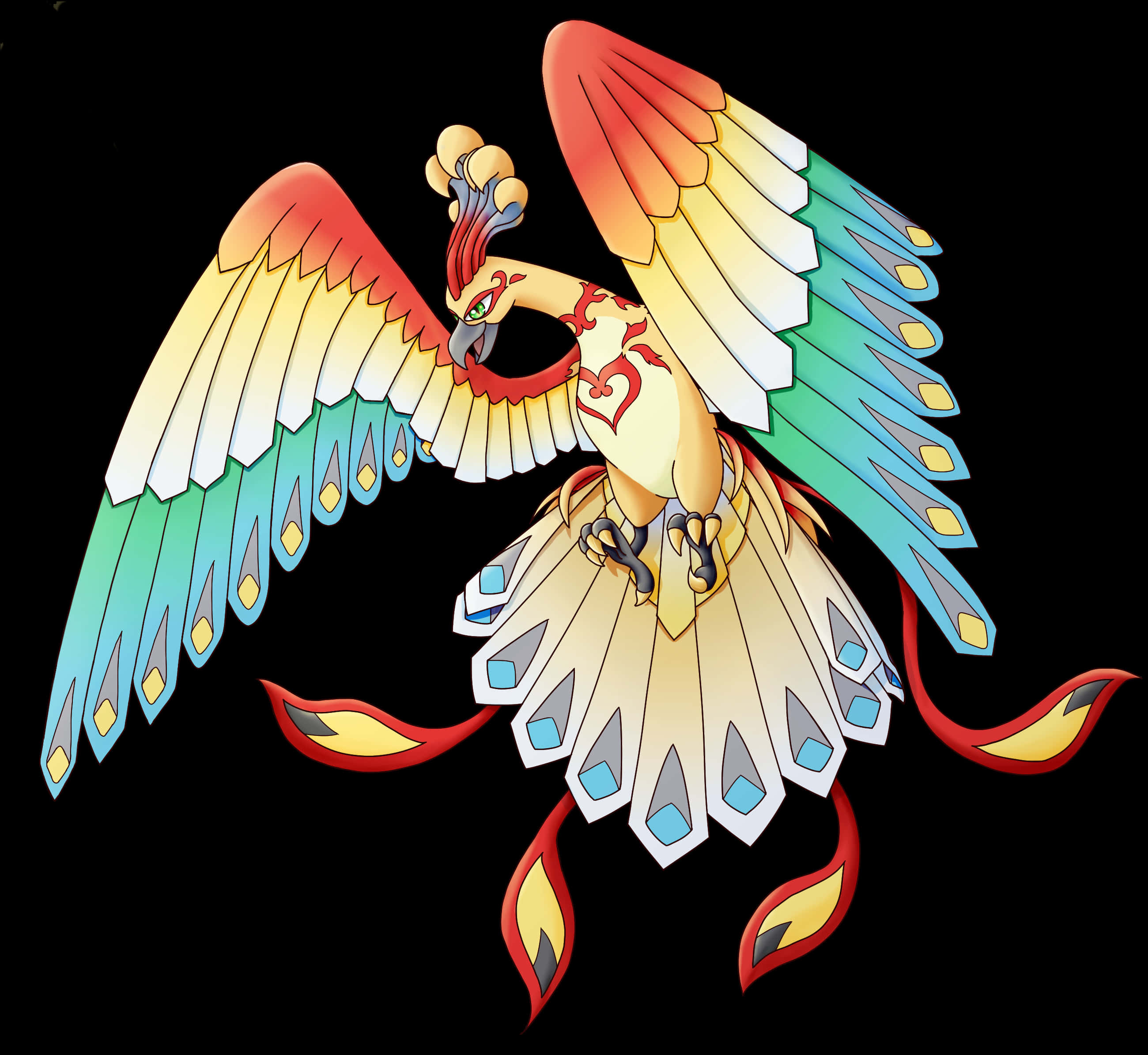 Hình Ảnh Ho-Oh Độc Đáo Hình nền