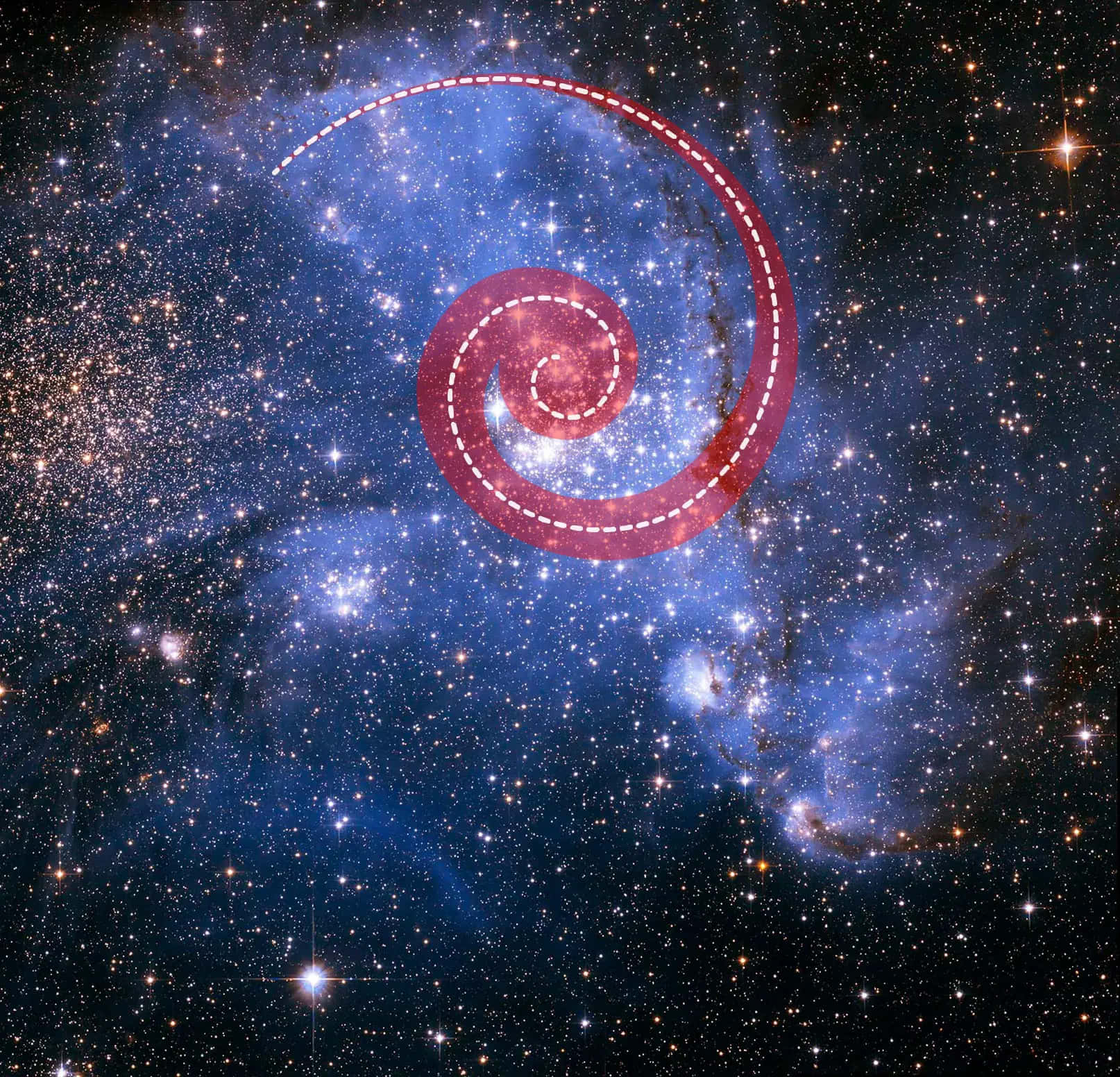 Hình Ảnh Hubble Về Các Ngôi Sao Xoáy Hình nền