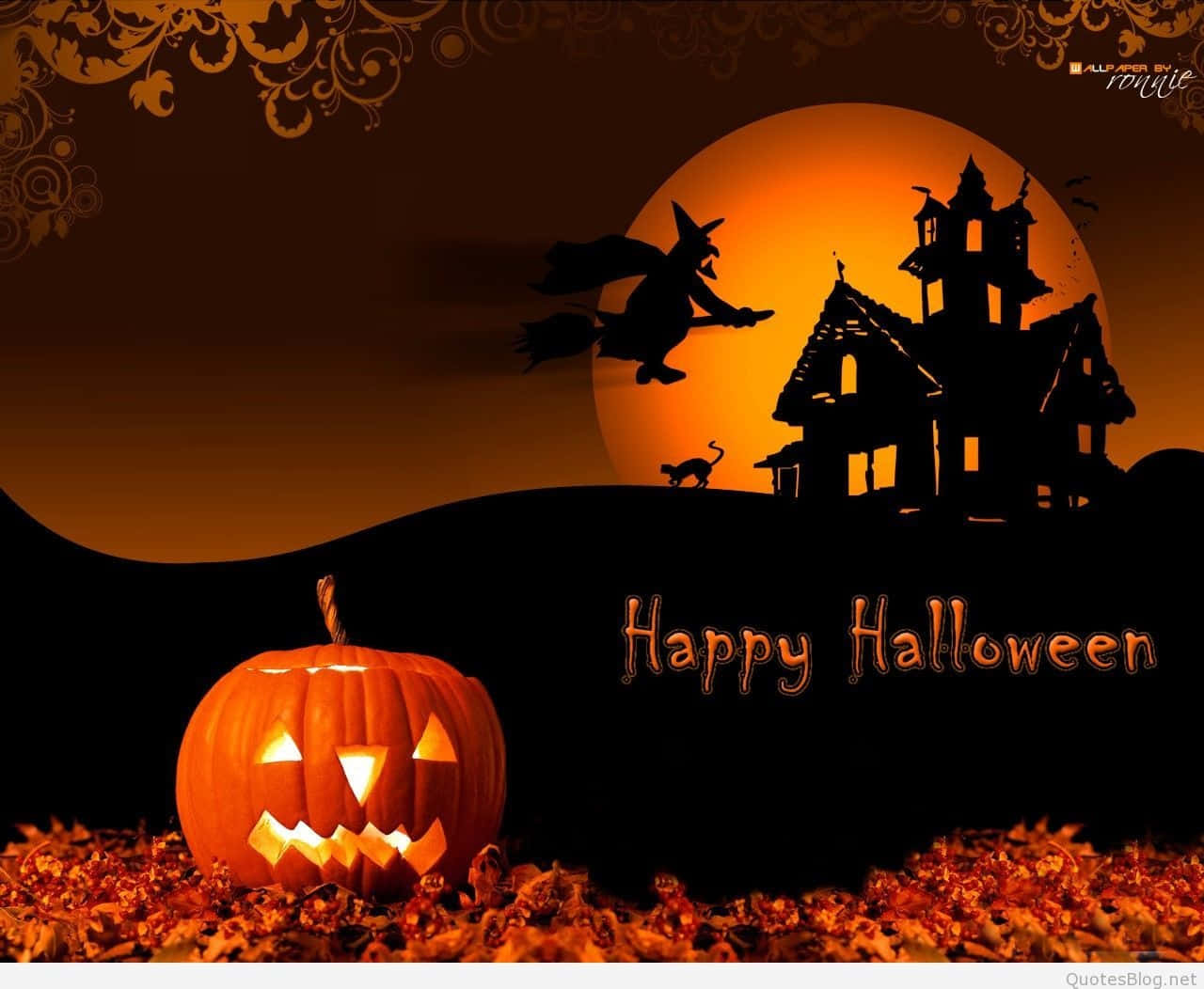 Hình Ảnh Kỹ Thuật Số 3D Bí Ngô Halloween Vừa Dễ Thương Vừa Rùng Rợn Hình nền