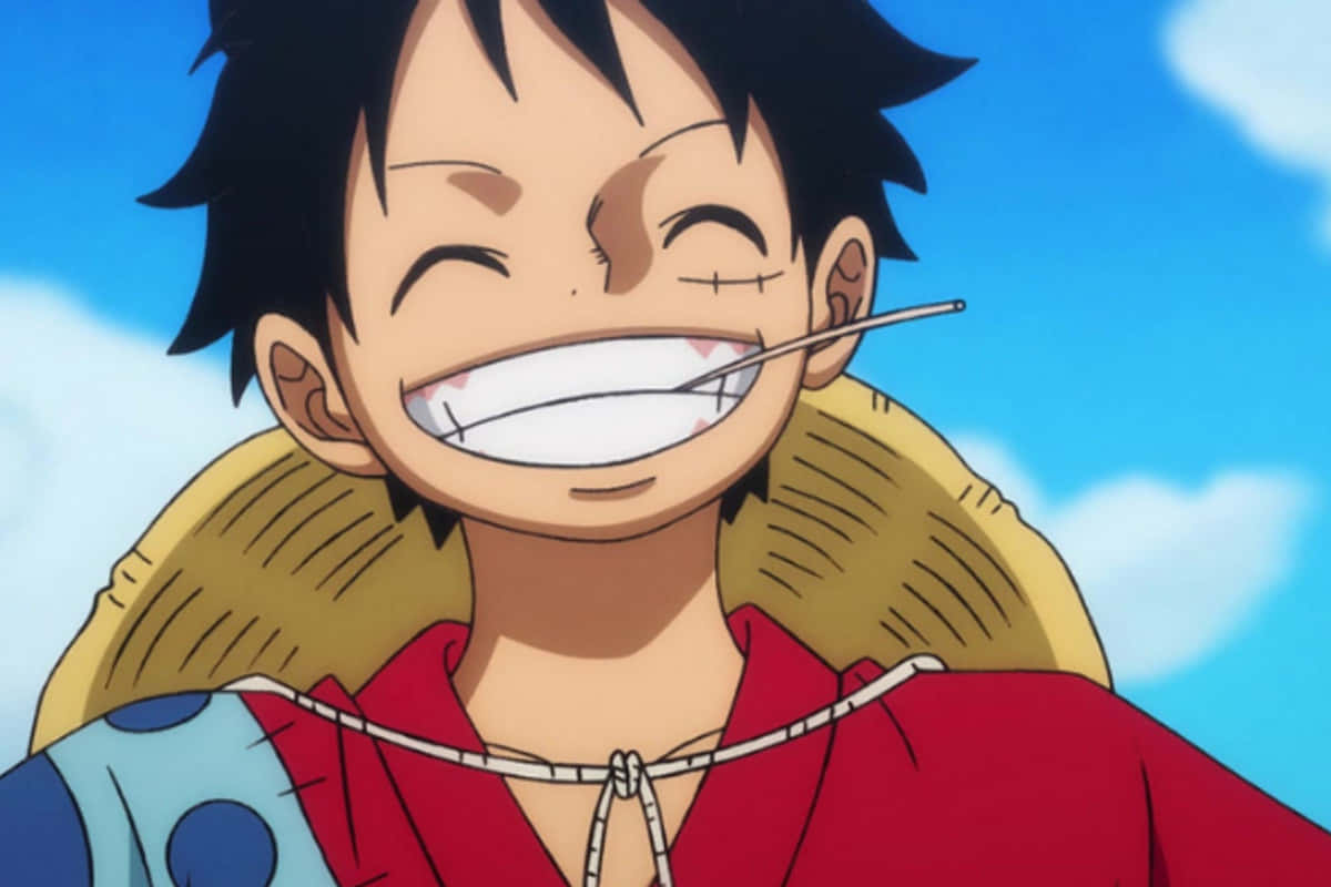 Hình ảnh Luffy cười từ anime One Piece Hình nền