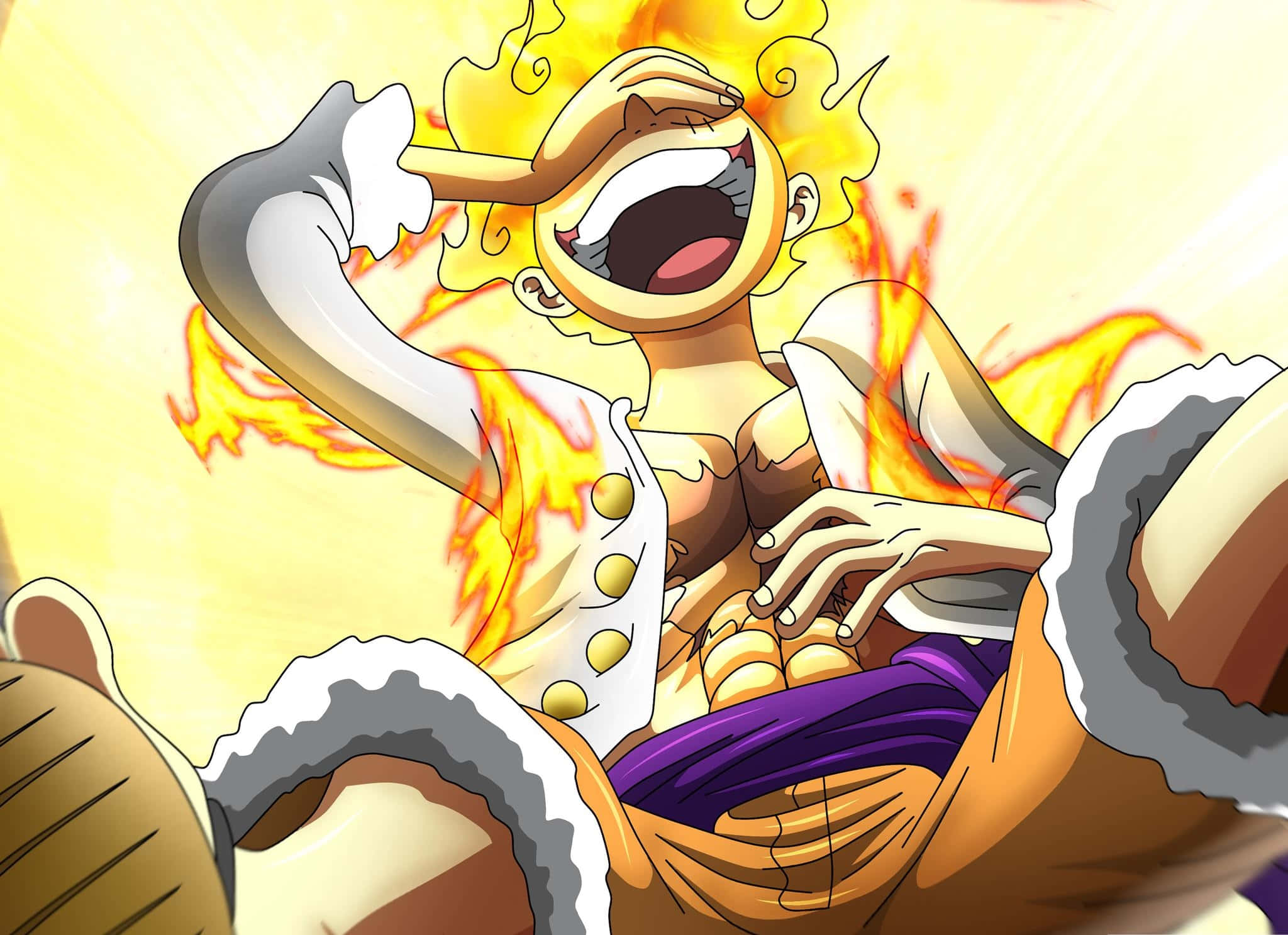 Hình ảnh Luffy cười của One Piece Hình nền