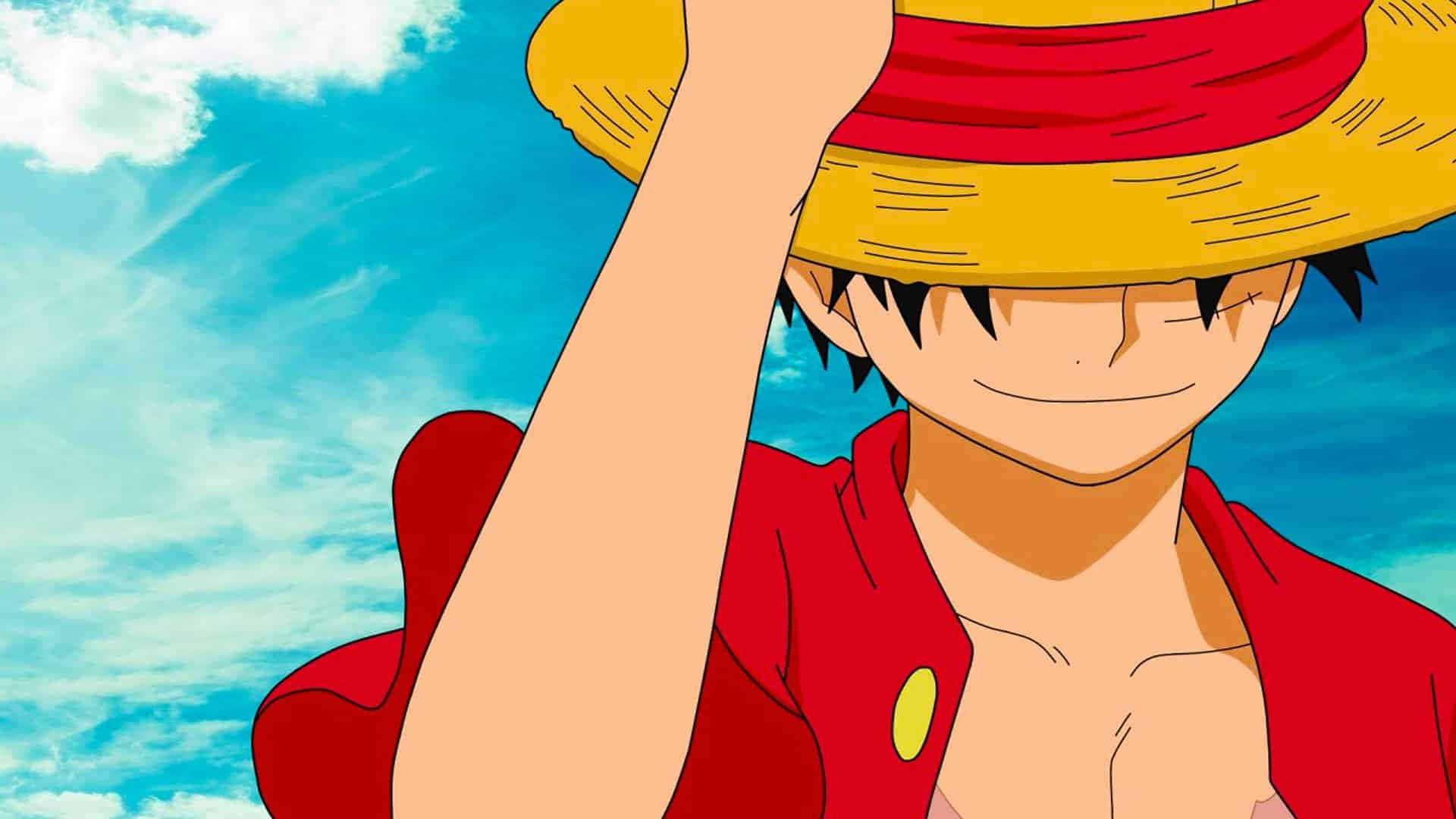 Hình ảnh Luffy mỉm cười trong anime One Piece Hình nền