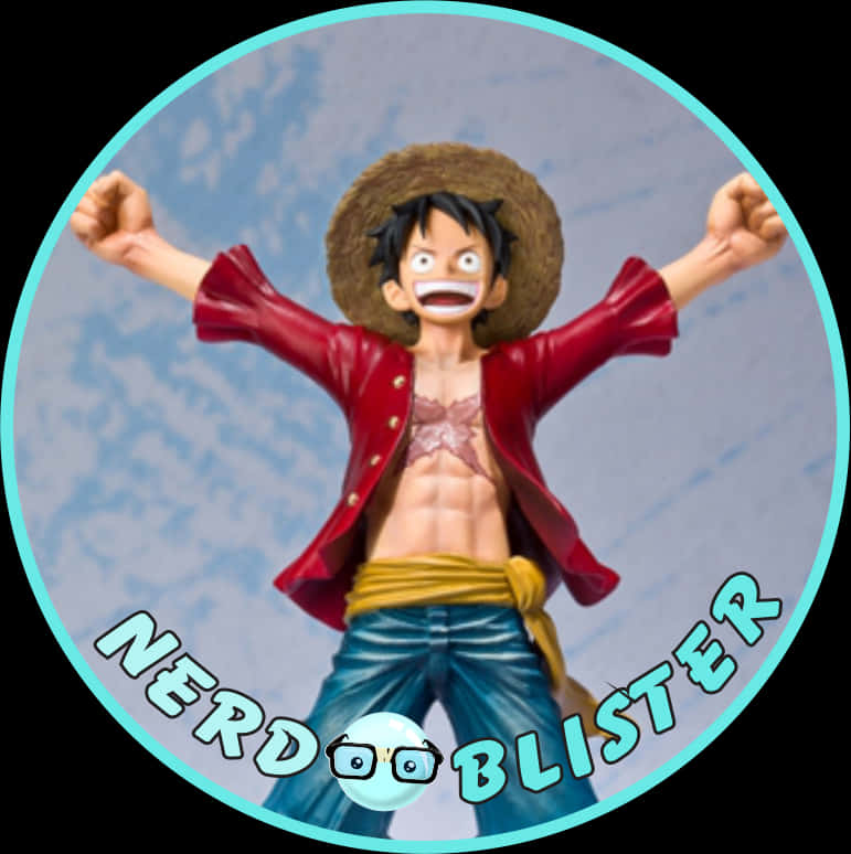 Hình ảnh Luffy phấn khích trưng bày Hình nền