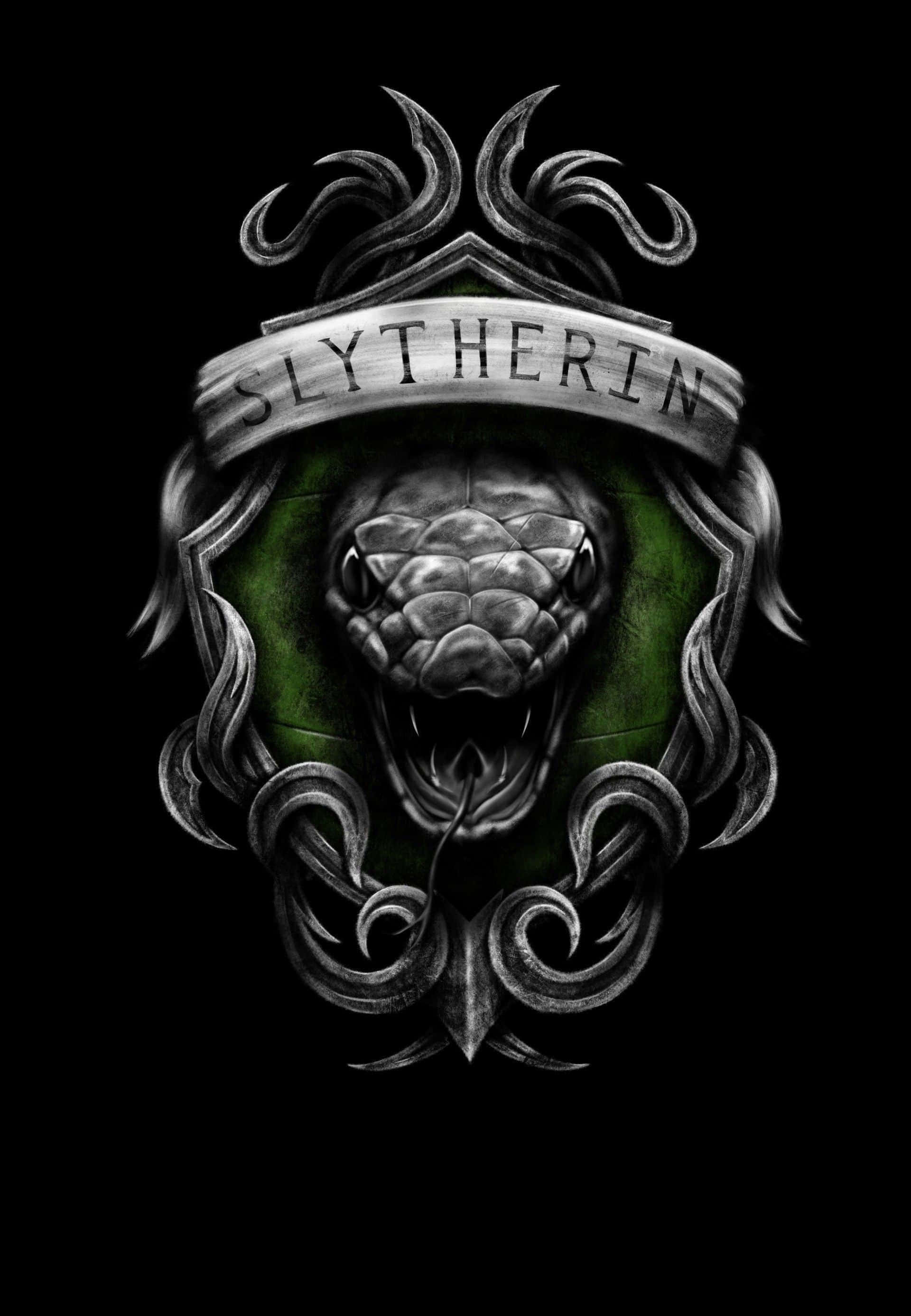 Hình ảnh minh họa bí ẩn và cuốn hút của phong cách Slytherin Hình nền
