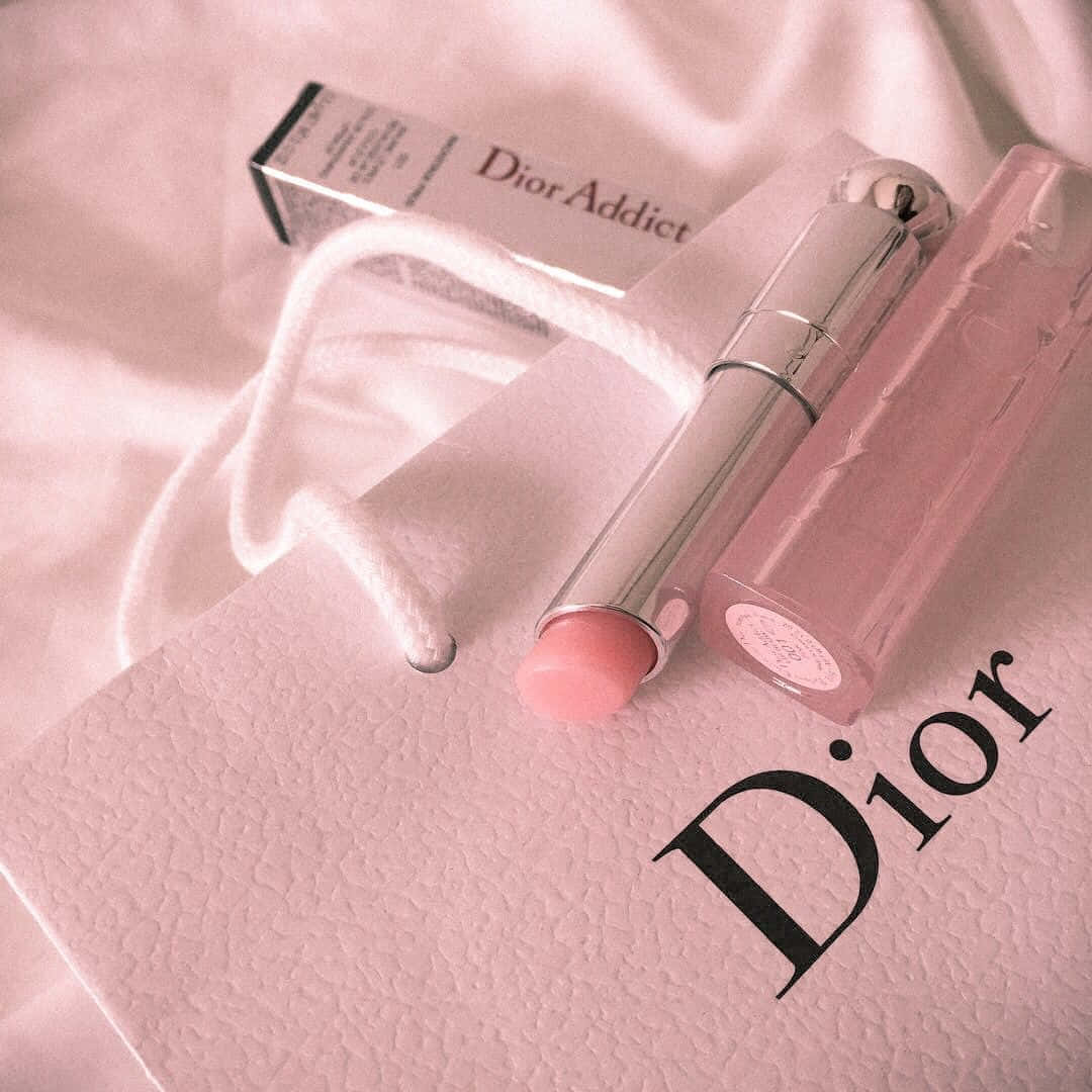 Hình ảnh mỹ phẩm Dior màu hồng thẩm mỹ Hình nền