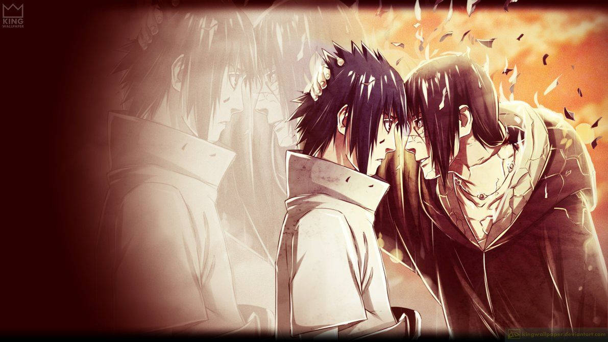 1191x670 Hình nền Sasuke x Itachi