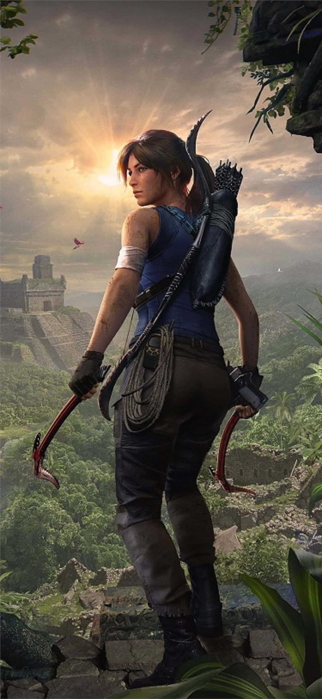 Hình ảnh ngoạn mục của Shadow of the Tomb Raider trên iPhone X Hình nền