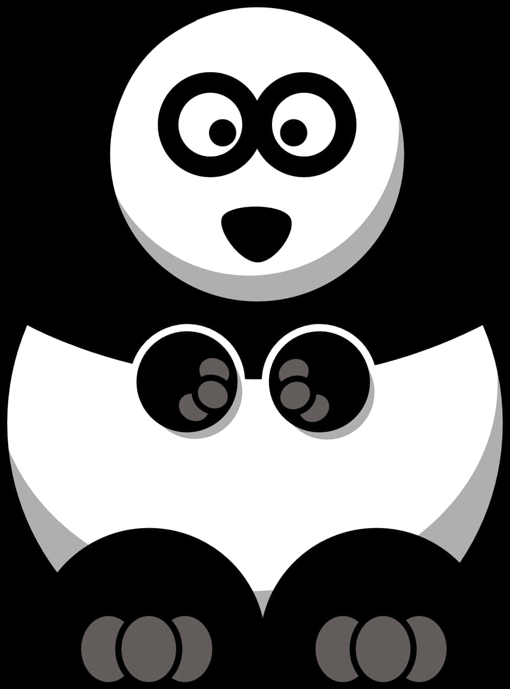 Hình Ảnh Panda Trừu Tượng Hình nền