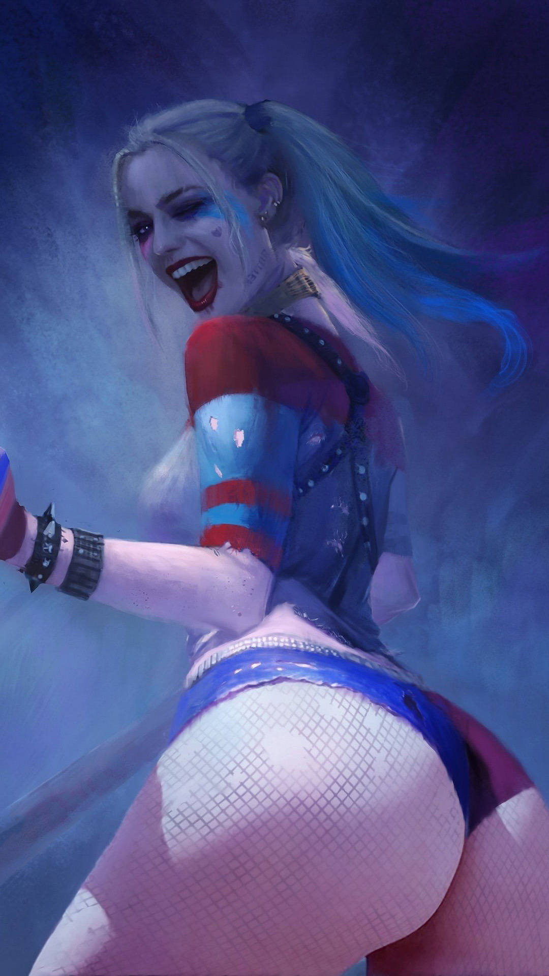 Hình ảnh quyến rũ của Harley Quinn 4K Hình nền