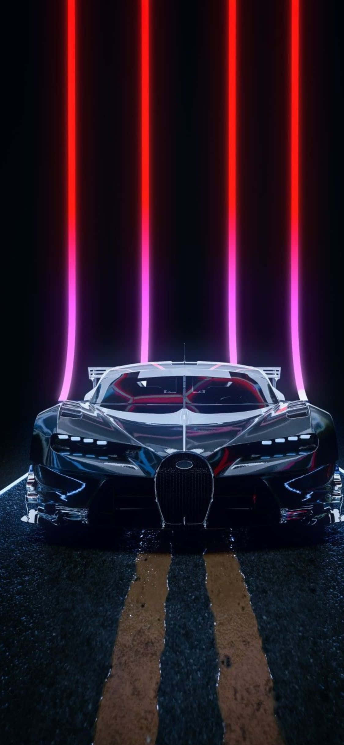 Hình ảnh Sự Táo Bạo và Cực Đoan - iPhone Xs trong Bugatti Hình nền