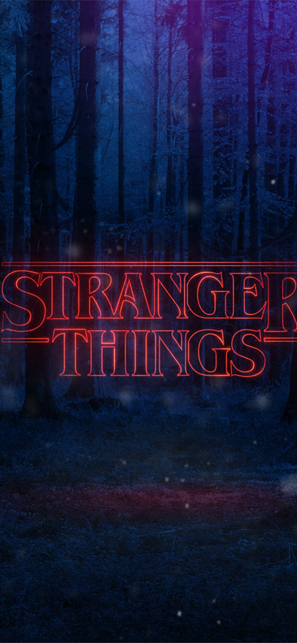 Hình ảnh thẩm mỹ của Khu rừng Stranger Things Hình nền