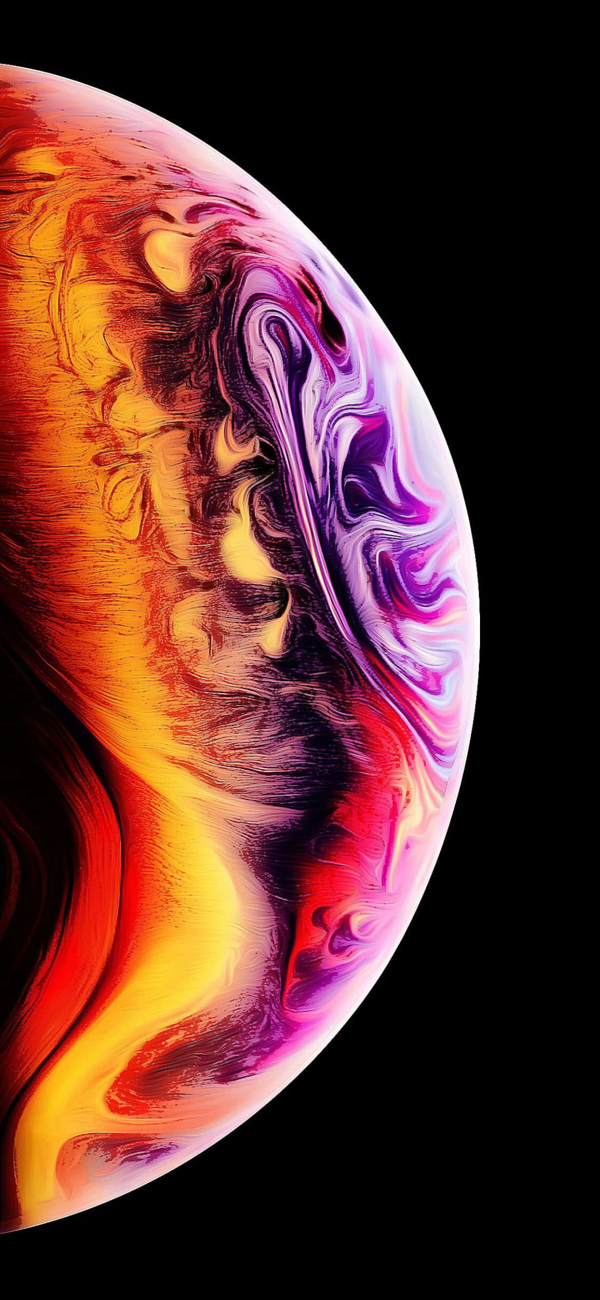 Hình ảnh trừu tượng của một chiếc iPhone XS màu sắc Hình nền