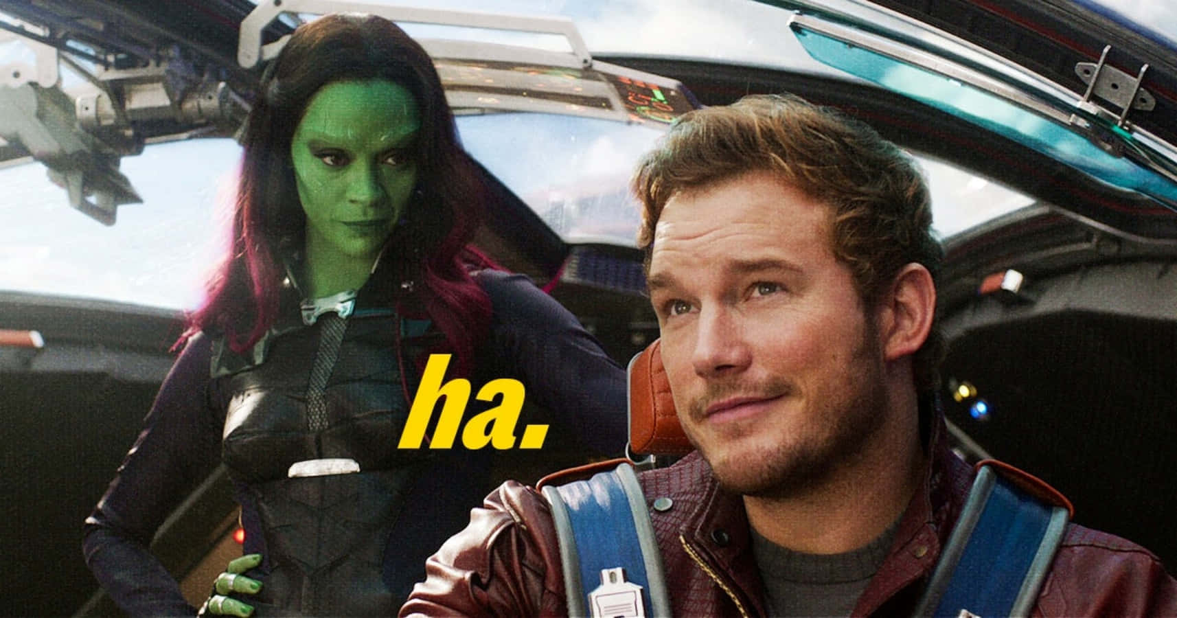 Hình ảnh vui nhộn về Star-lord và Gamora của Marvel Hình nền