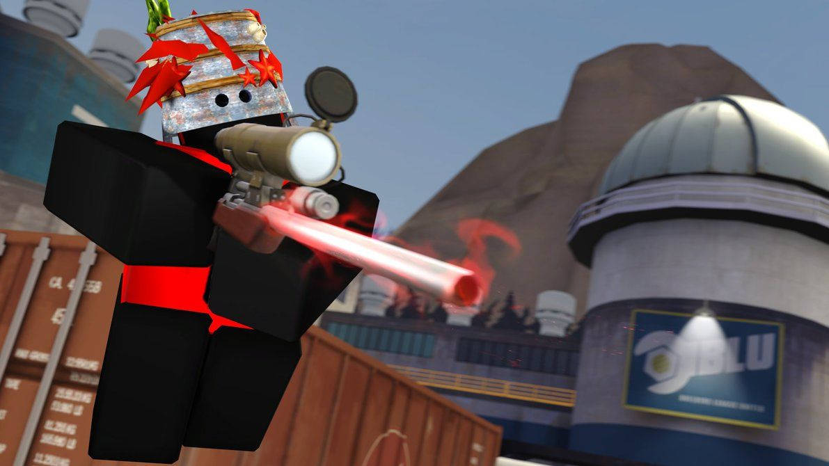 Hình nền chất lượng HD về hình đại diện lính bắn tỉa trong Roblox.