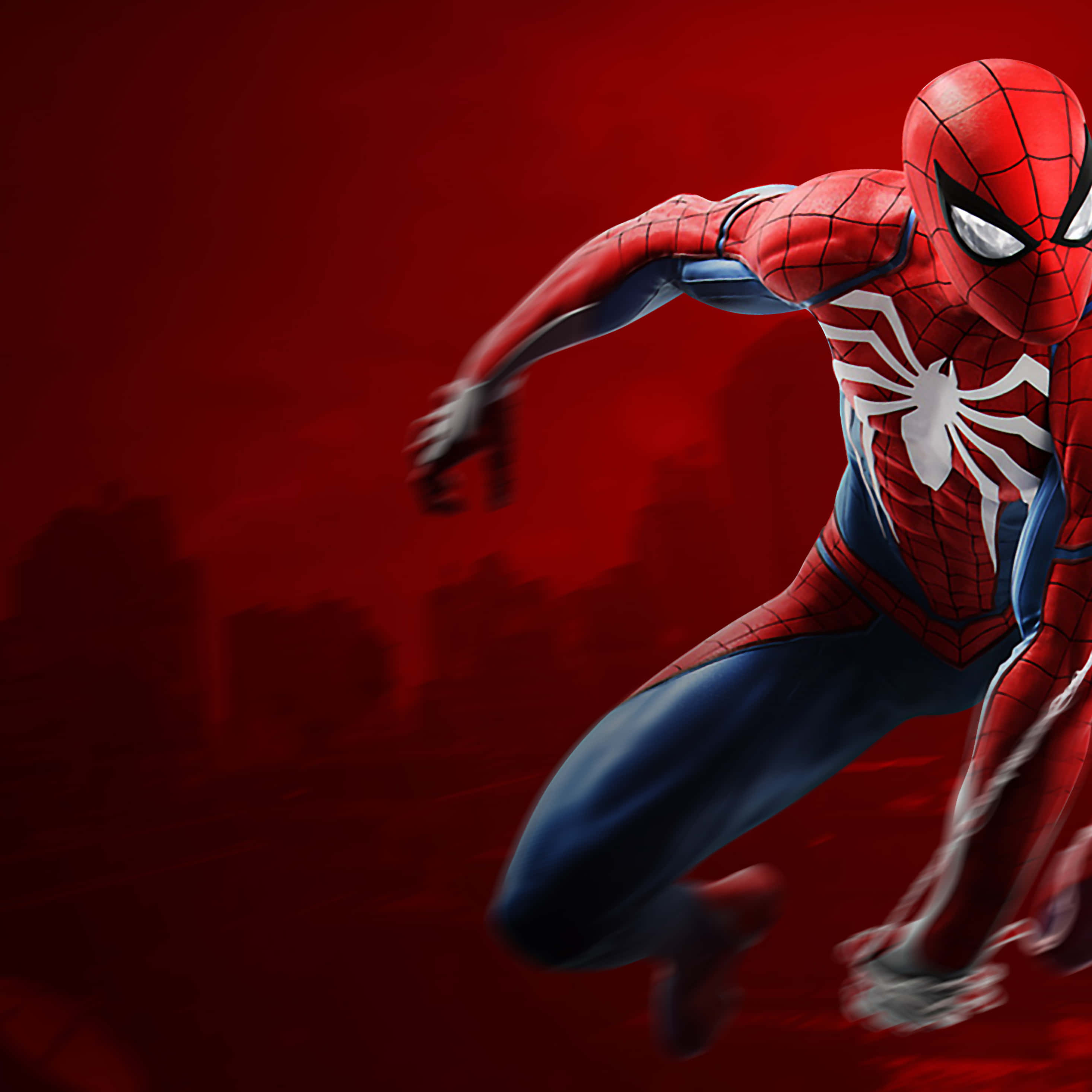 Hình đại diện Spider-Man hoạt hình cho PS4 Hình nền