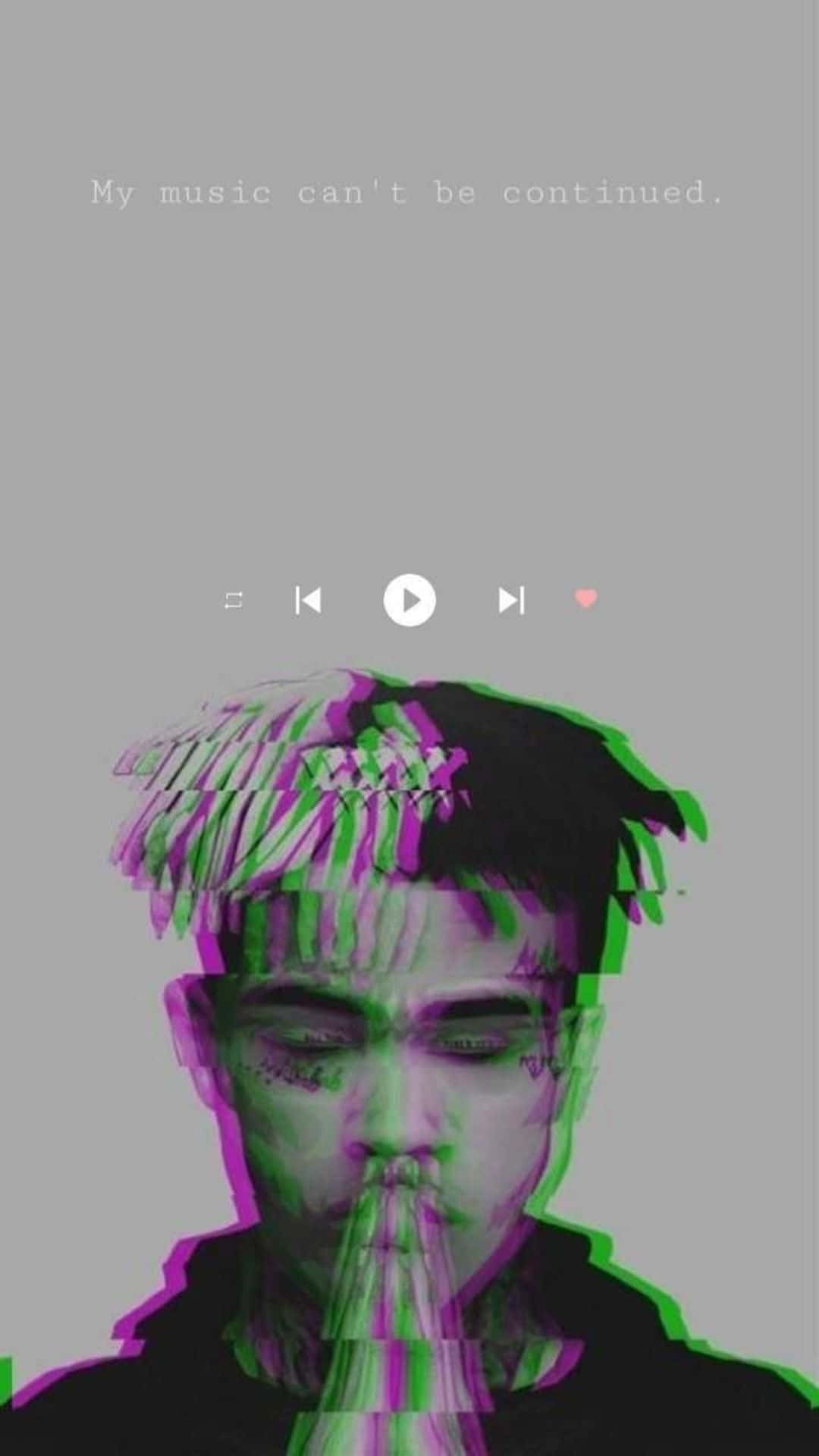 Hình đại diện Xxxtentacion hiệu ứng lỗi Hình nền