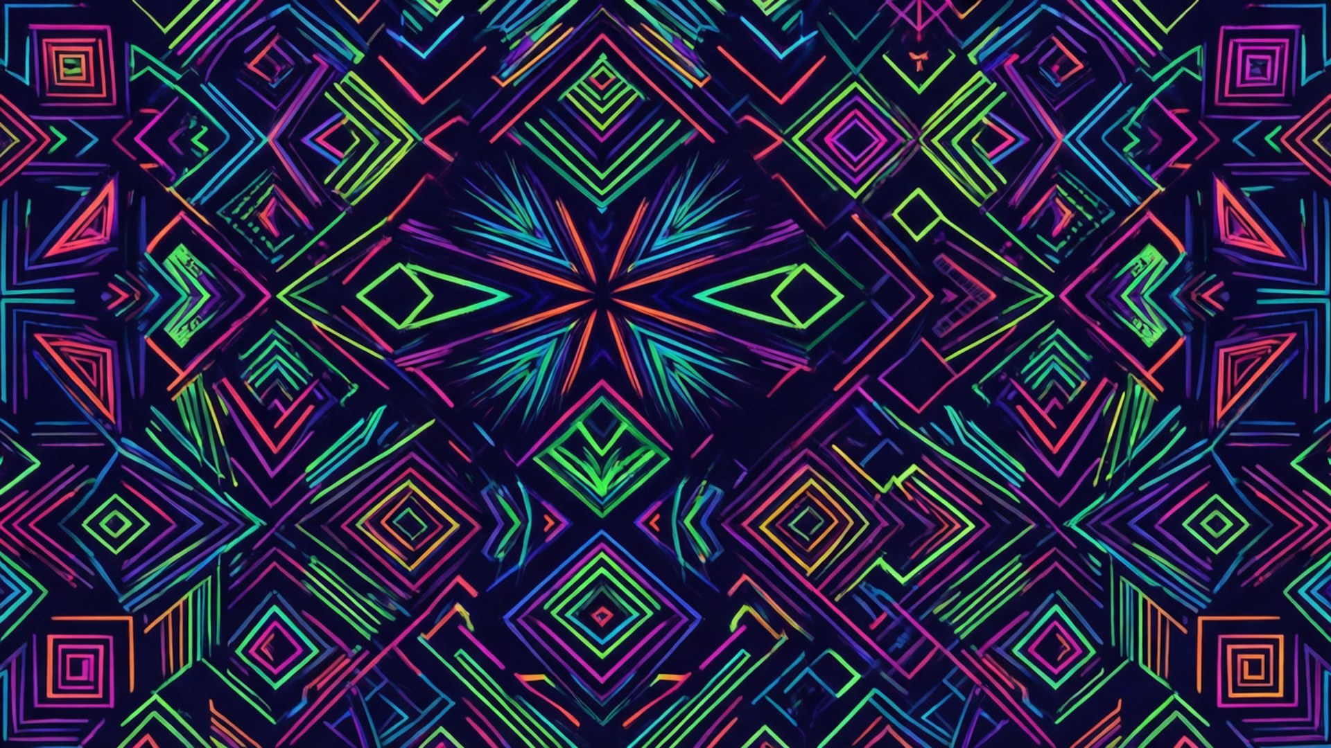 Hình học Neon Hình nền