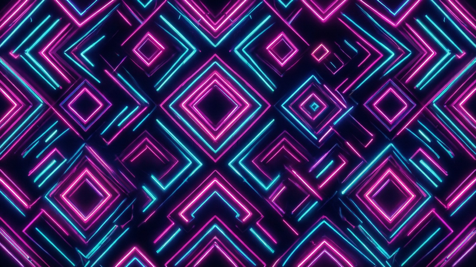 Hình học Neon Hình nền