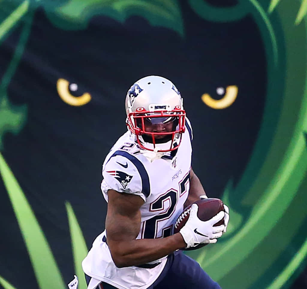 Hình minh họa hậu vệ biên New England JC Jackson Hình nền