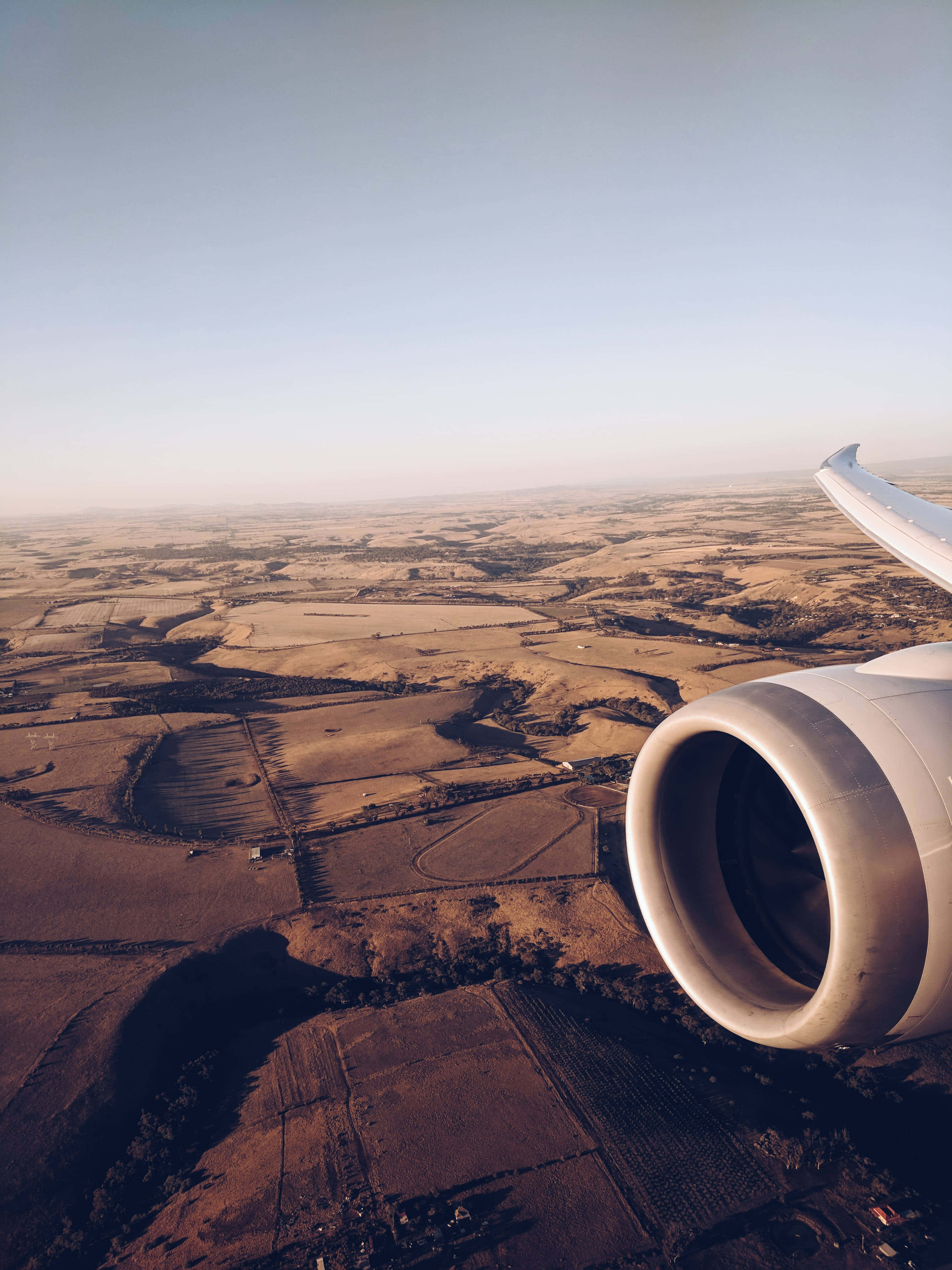 Hình nền 4K Microsoft Flight Simulator góc nhìn từ cửa sổ máy bay Hình nền