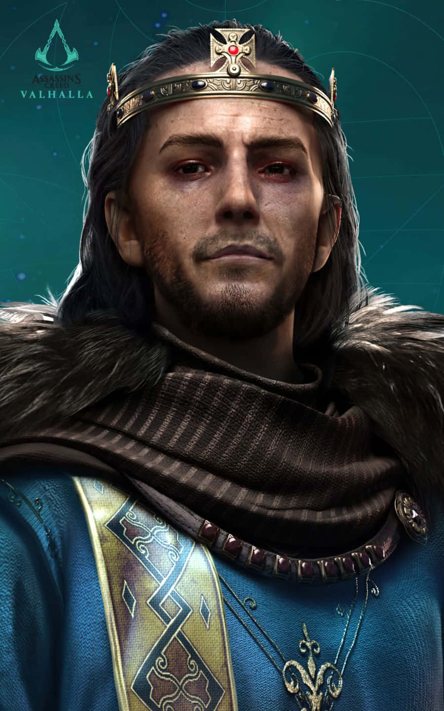 Hình nền Alfred Đại đế 1440p Assassin's Creed Valhalla Hình nền