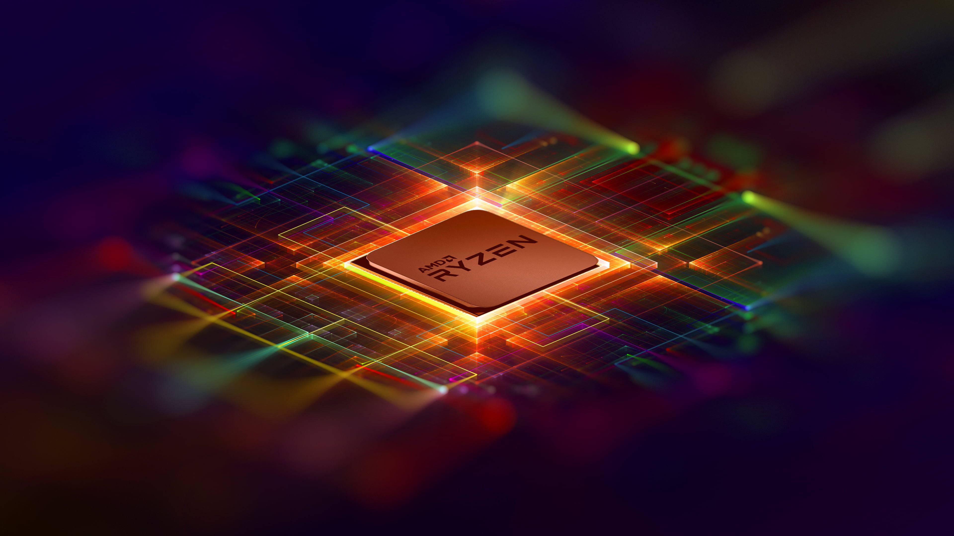 Hình nền AMD 4K rực rỡ Hình nền