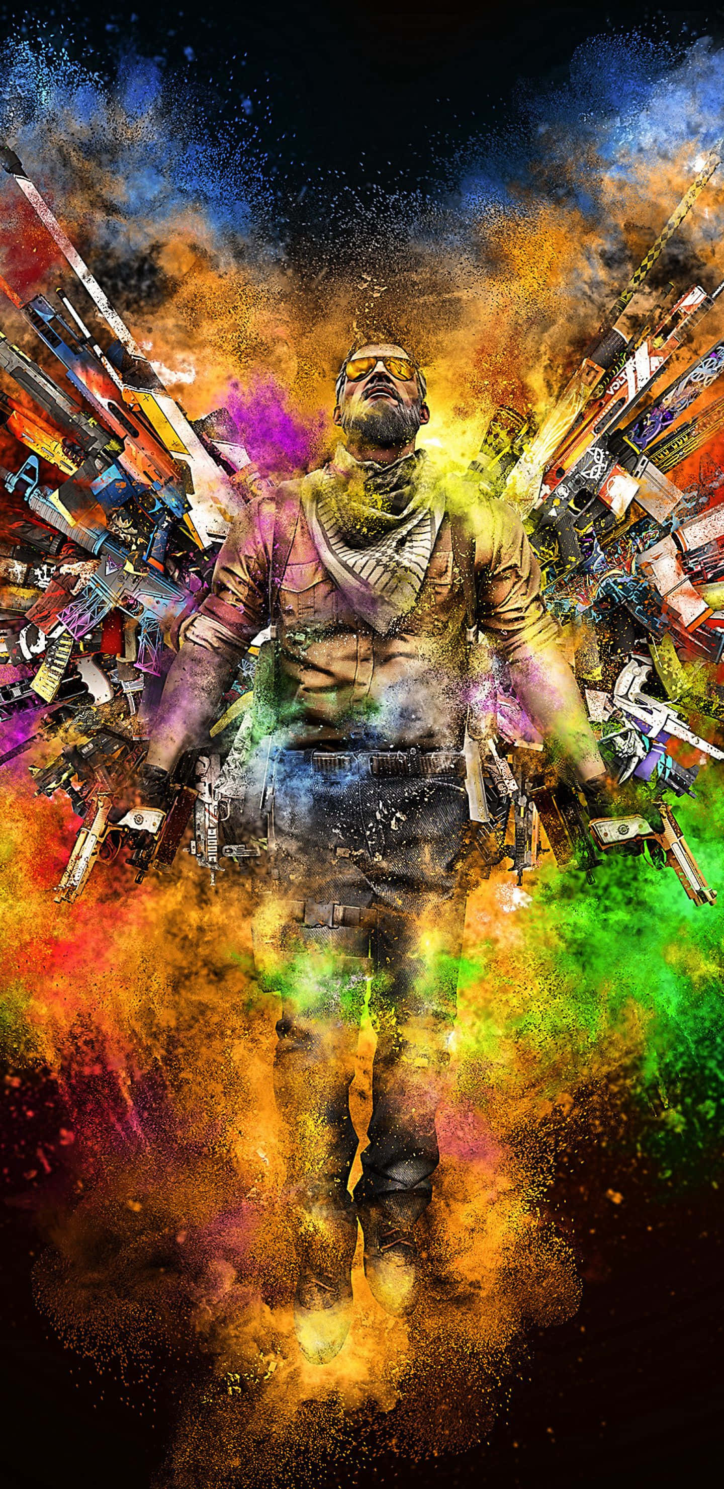 Hình nền Android Counter-Strike Global Offensive Khủng bố với Đôi cánh súng Hình nền