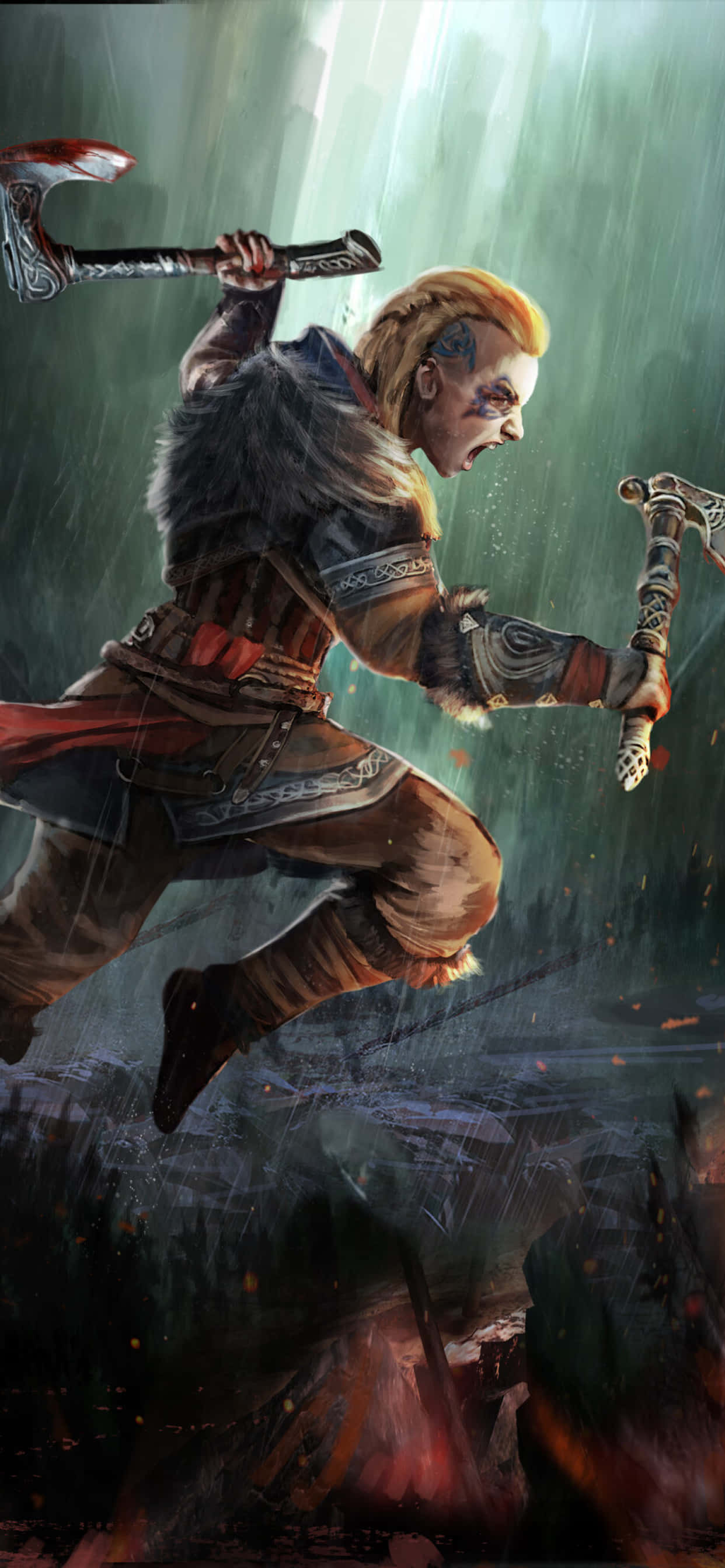 Hình Nền Android Assassin's Creed Valhalla Nữ Hình nền