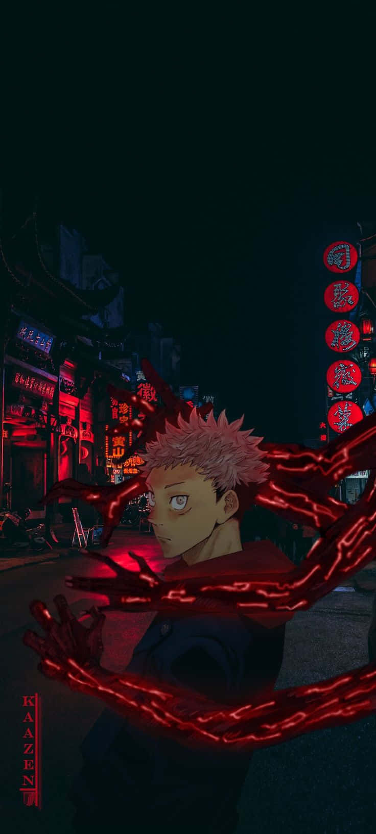 Hình nền Android Yuji Itadori từ Anime Jujutsu Kaisen Hình nền